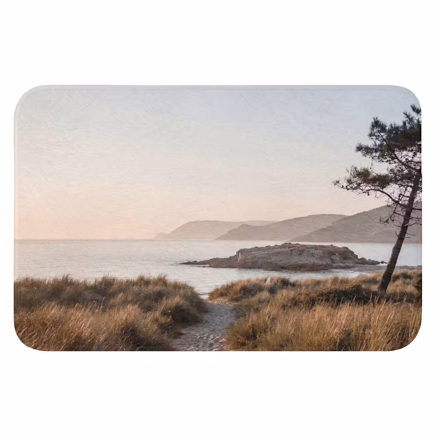 Landschap - Kust - Duinen Badmat klein -3d