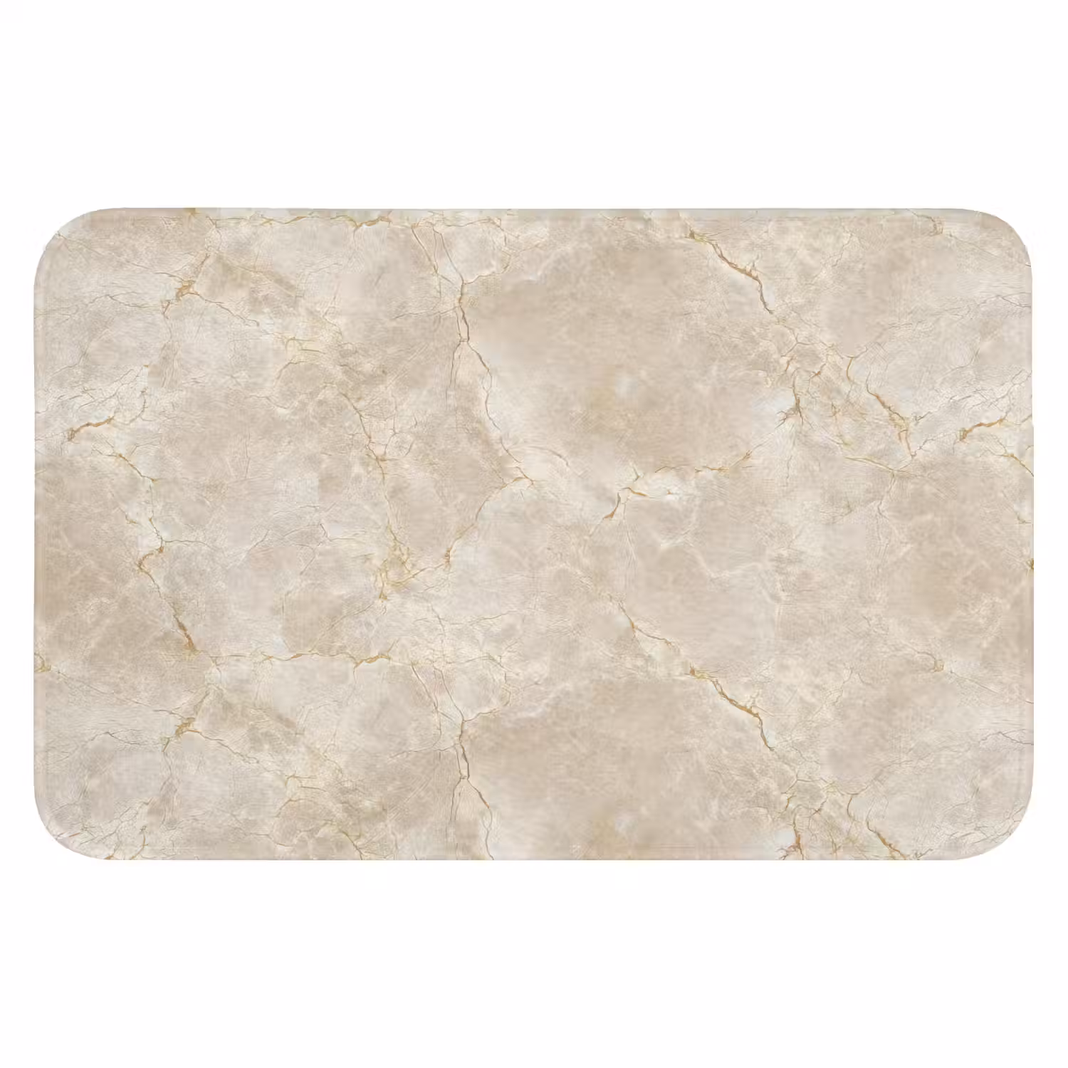 Lichtbeige - Marmer - Aders Badmat klein 997 -3d