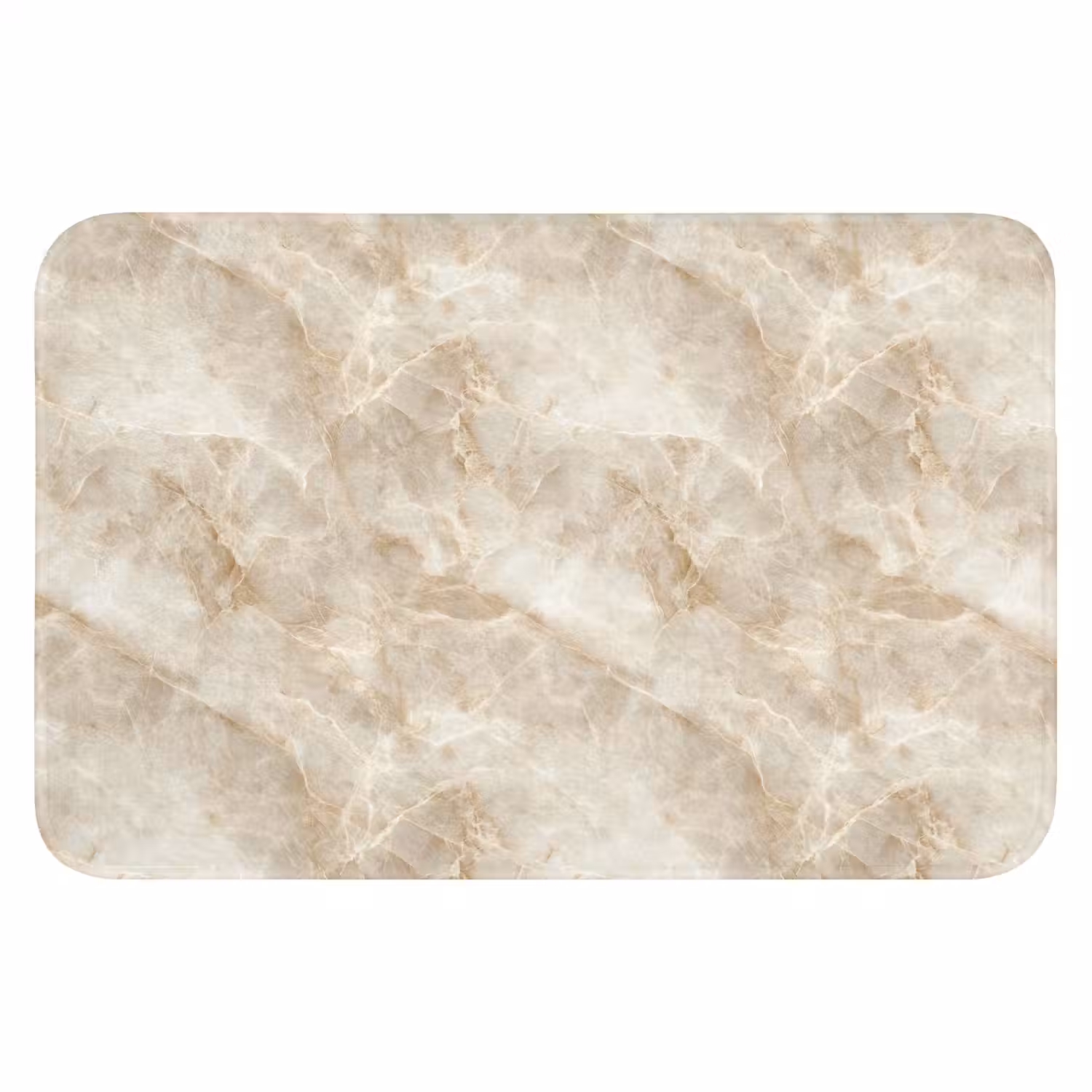 Lichtbeige - Onyx - Subtiel Badmat klein 997 -3d