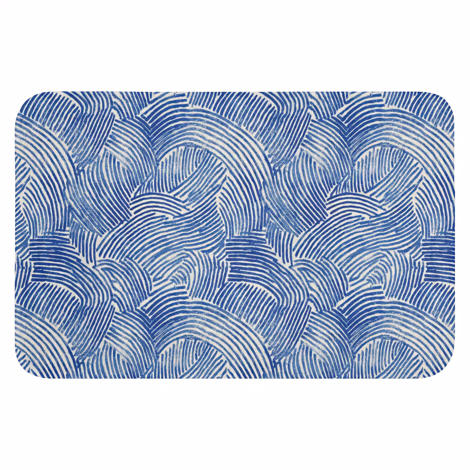 Modern - Abstract - Blauw Badmat klein 997 -3d