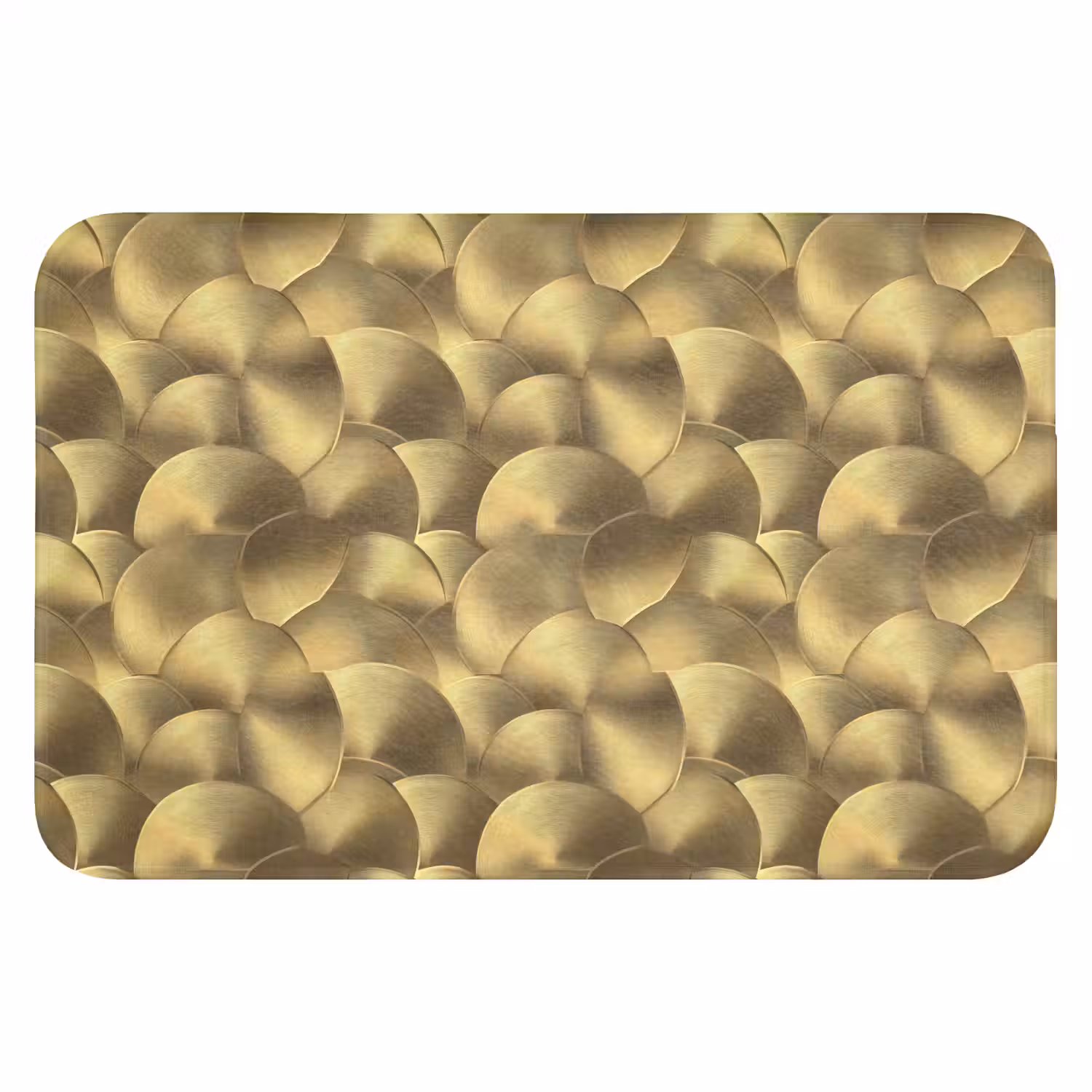 Modern - Cirkel - Goud Badmat klein 997 -3d