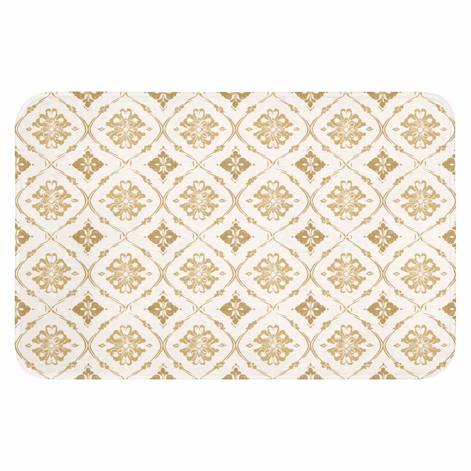 Ornament - Klassiek - Goud Badmat klein 997 -3d
