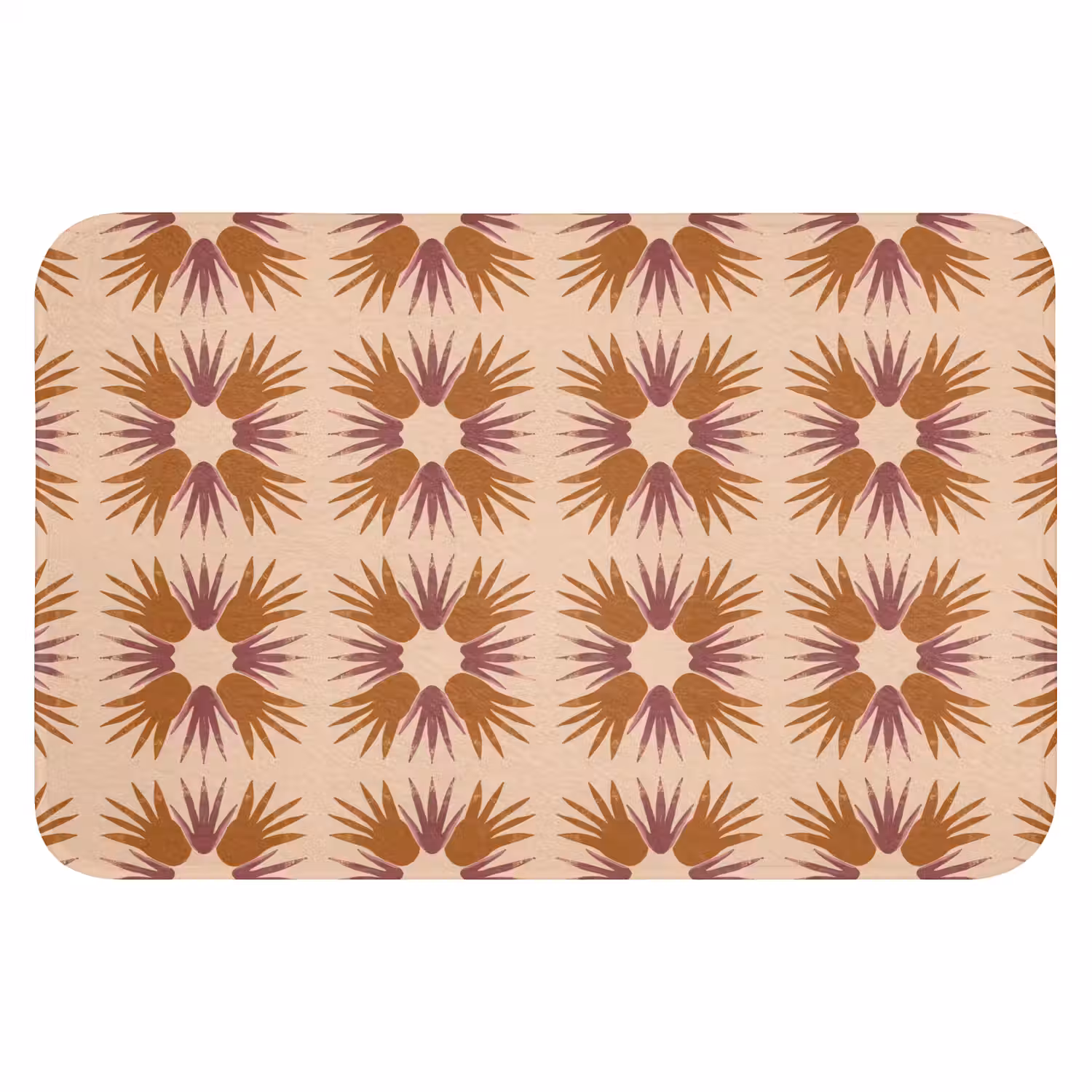 Ornament - Patroon - Oker Badmat klein 997 -3d