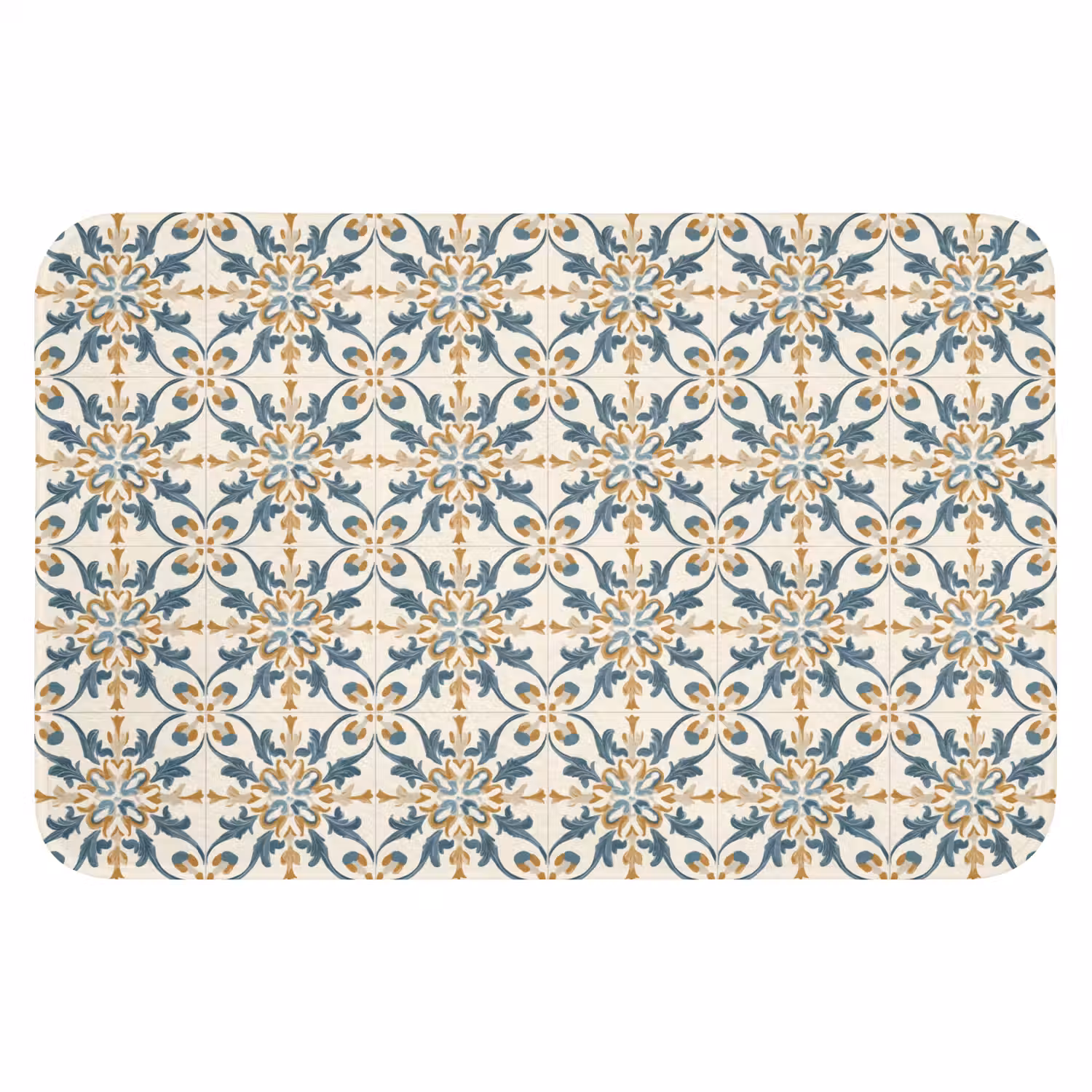 Patroon - Klassiek - Kleurrijk Badmat klein 997 -3d
