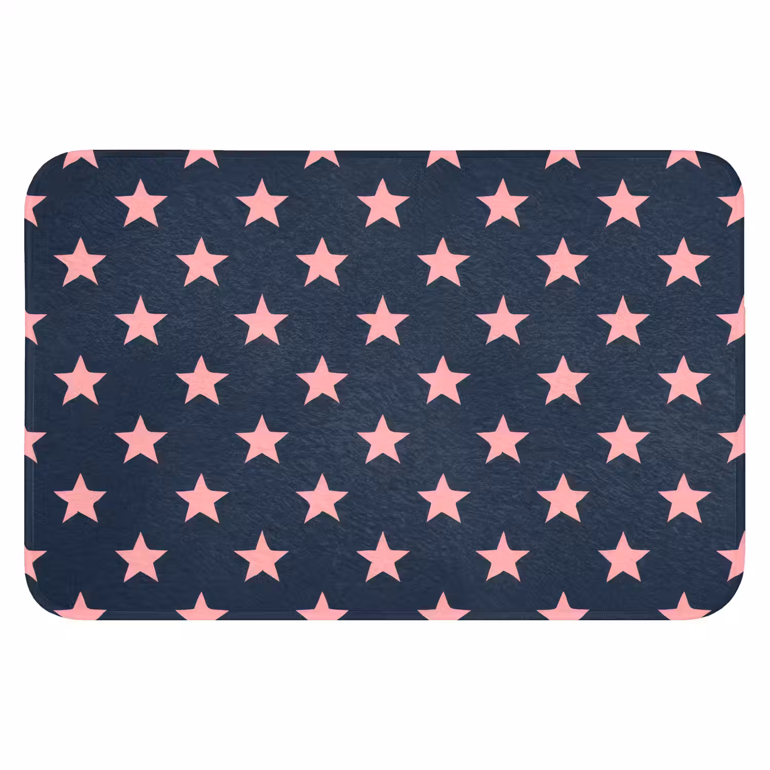 Patroon - Sterren - Roze Badmat klein 997 -3d