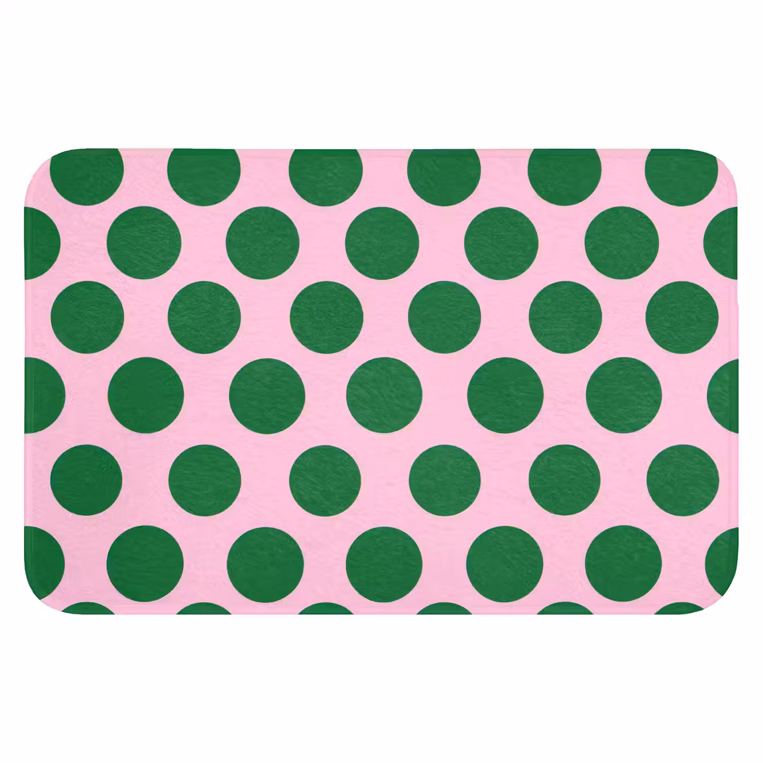 Polkadots - Patroon - Groen Badmat klein 997 -3d