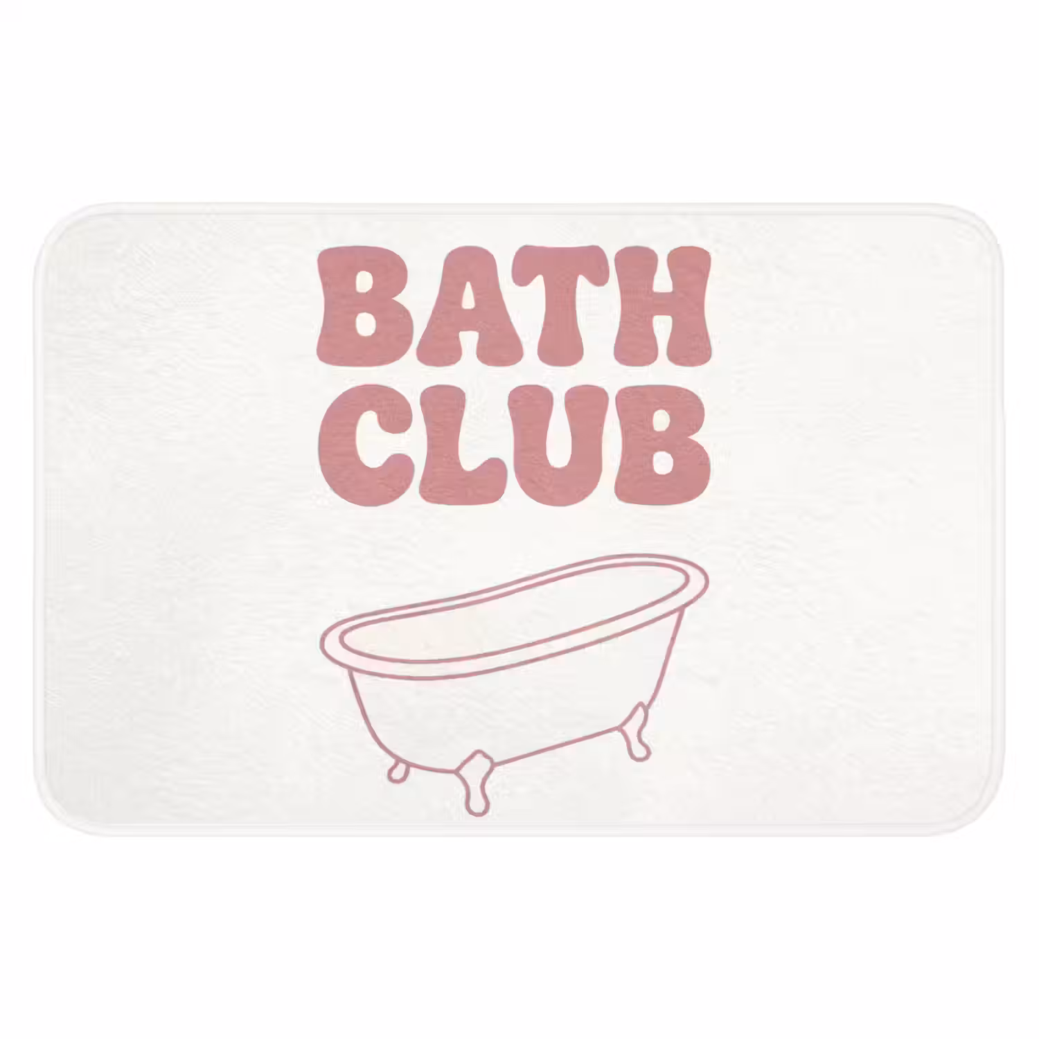 Retro - Bad - Roze Badmat klein -3d