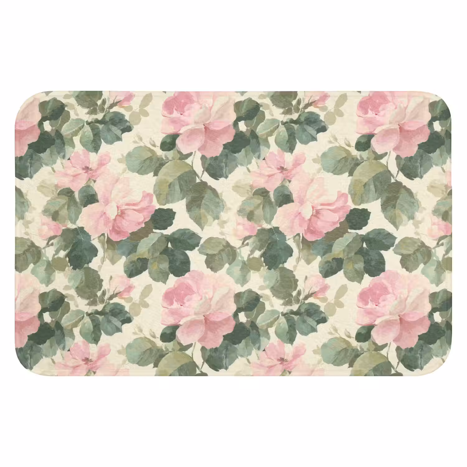 Rozen - Botanisch - Roze Badmat klein 997 -3d