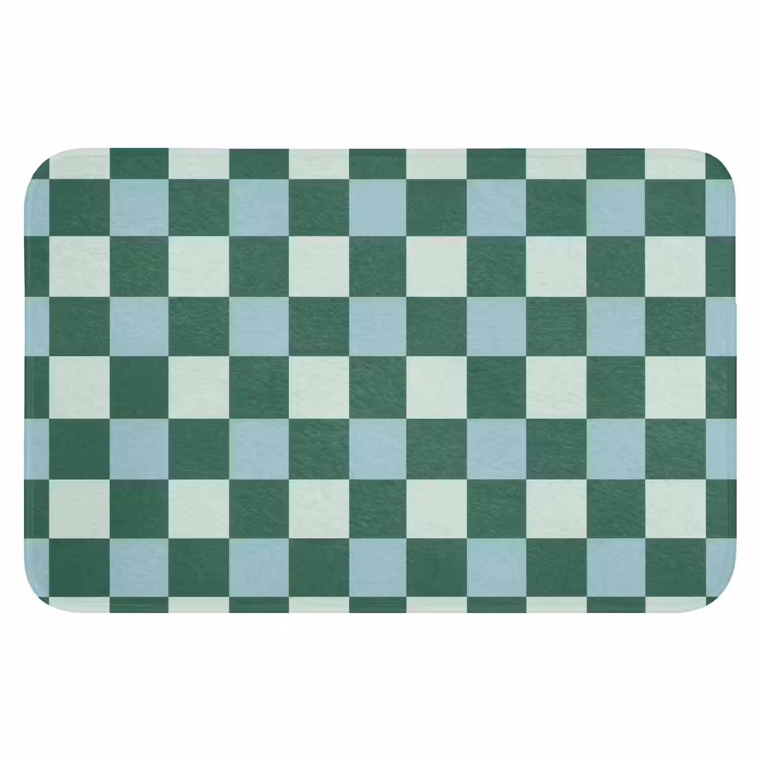 Schaakbord - Klassiek - Groen Badmat klein 997 -3d