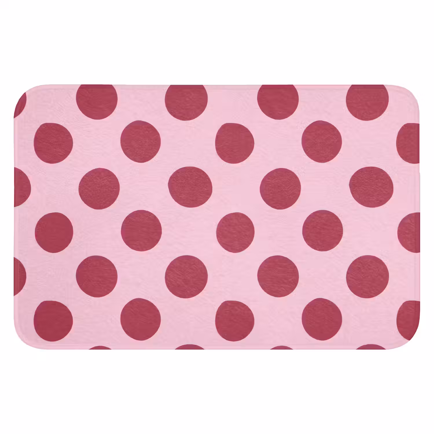 Stippen - Patroon - Bordeaux Badmat klein 997 -3d