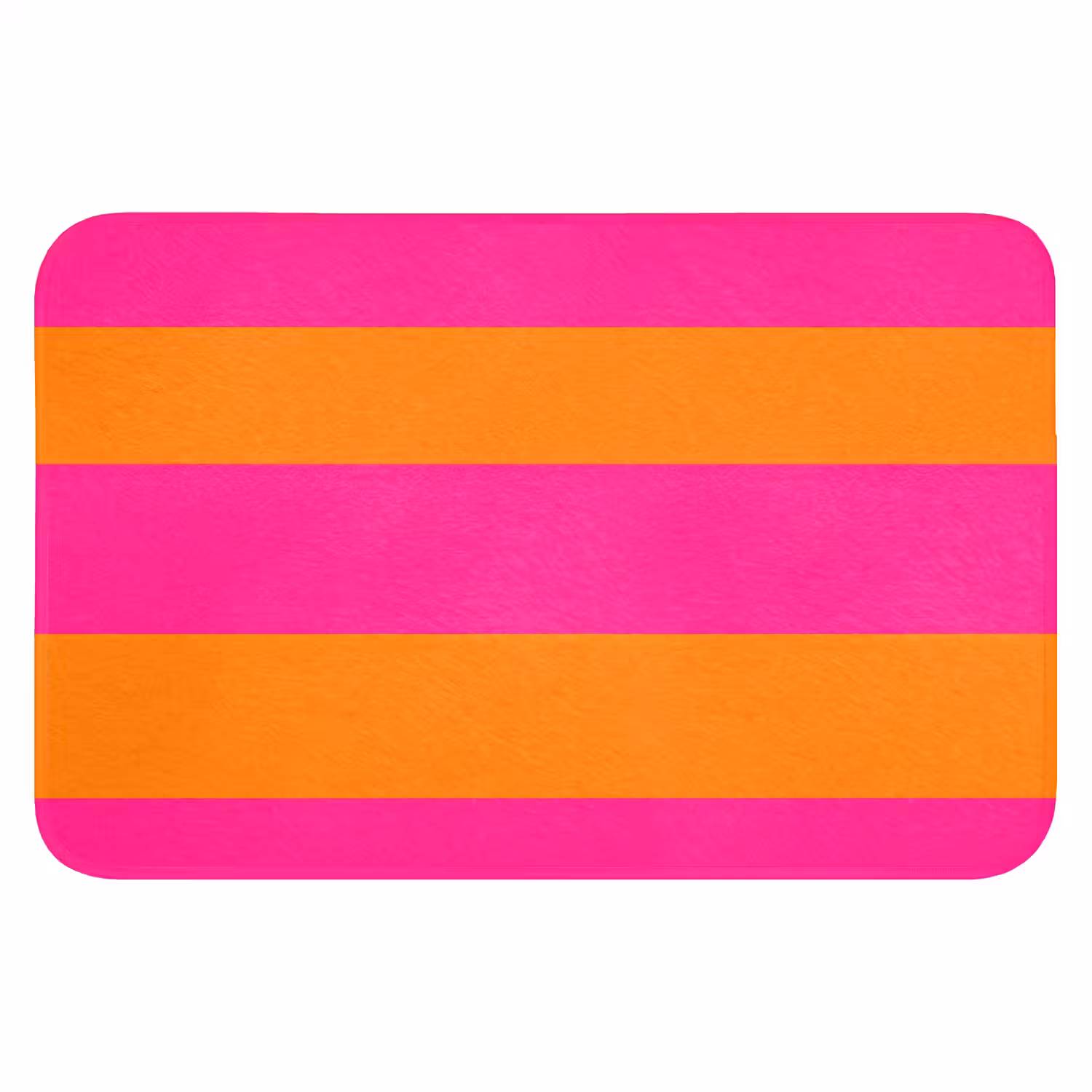 Strepen - Horizontaal - Roze Badmat klein 997 -3d