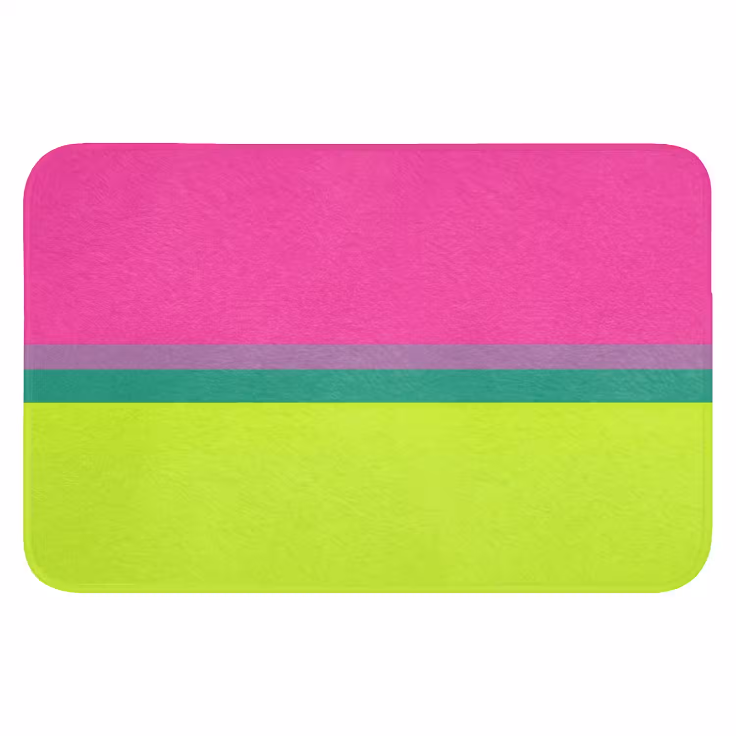 Strepen - Modern - Kleurrijk Badmat klein -3d