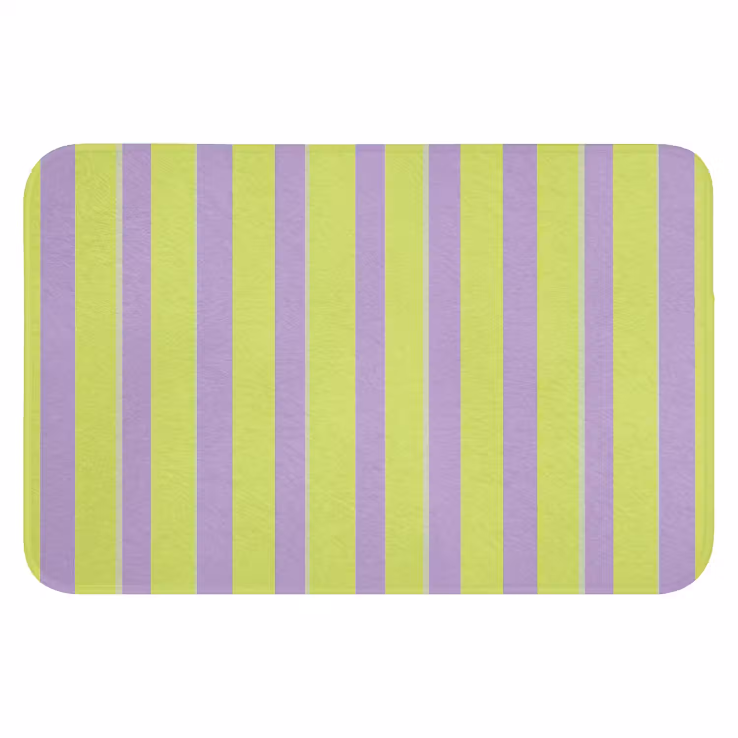 Strepen - Patroon - Groen Badmat klein 997 -3d
