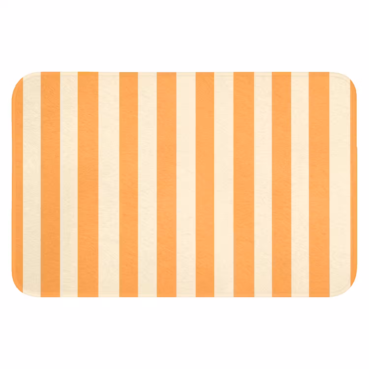 Strepen - Patroon - Oranje Badmat klein 997 -3d
