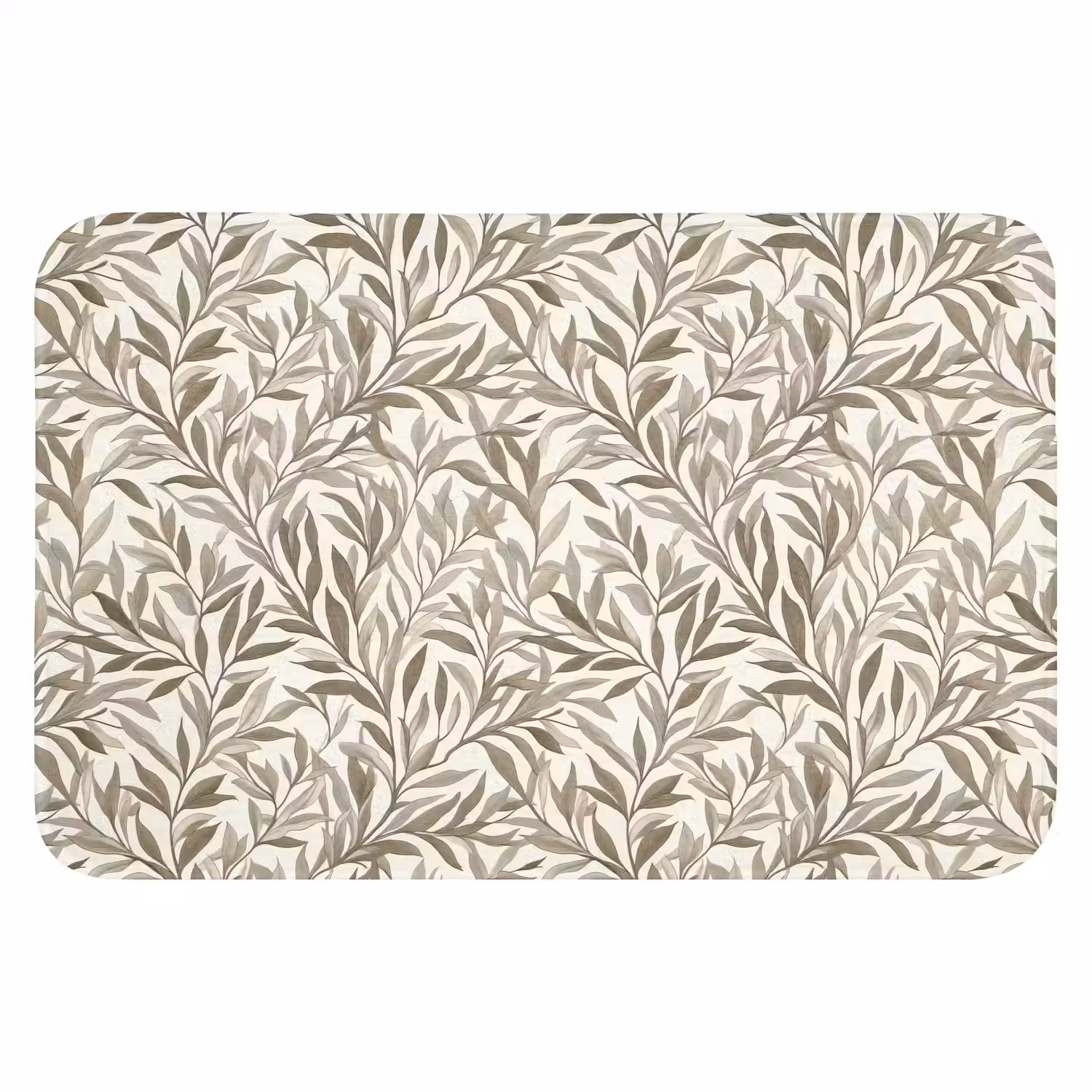 Takken - Botanisch - Taupe Badmat klein 997 -3d