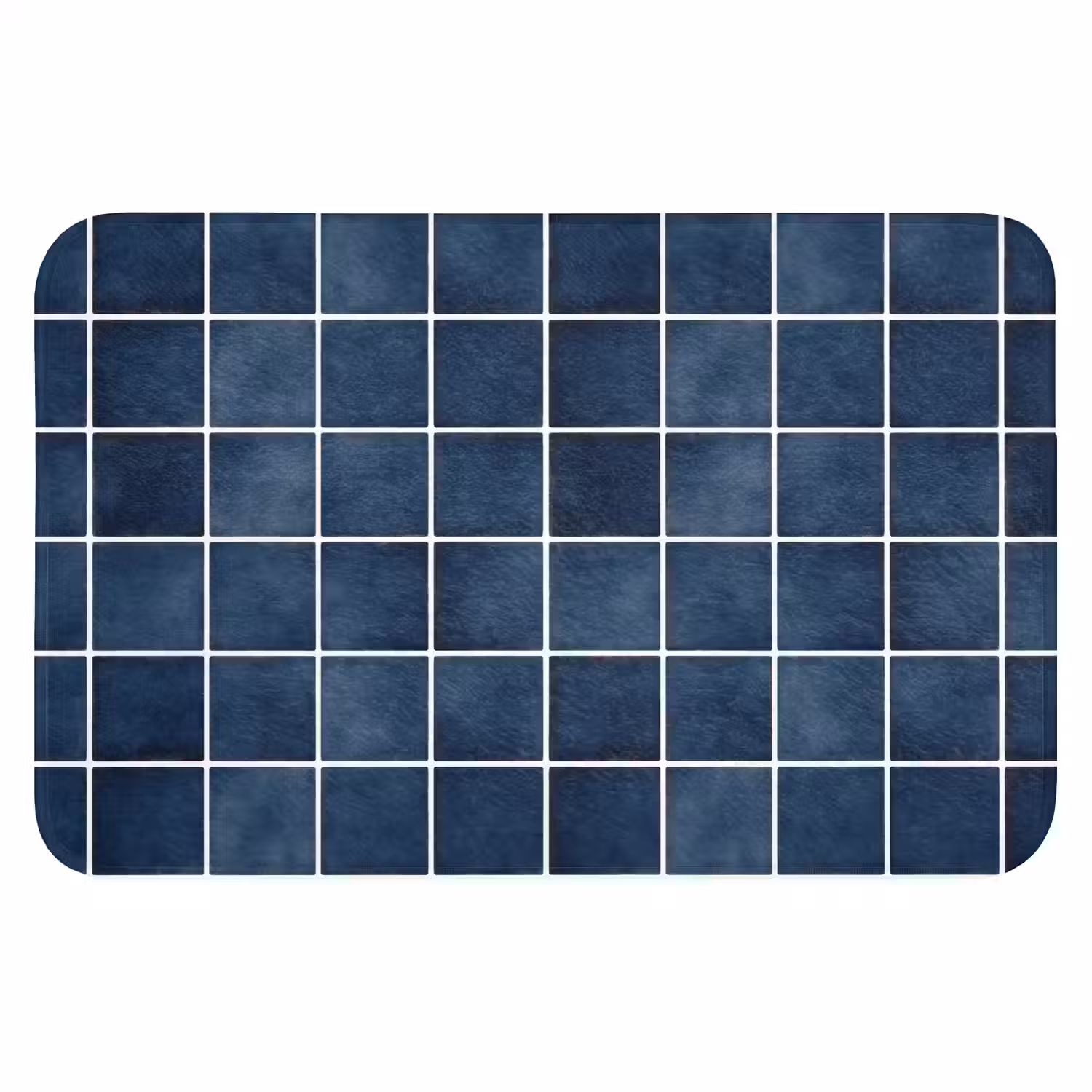 Tegel - Modern - Blauw Badmat klein 997 -3d