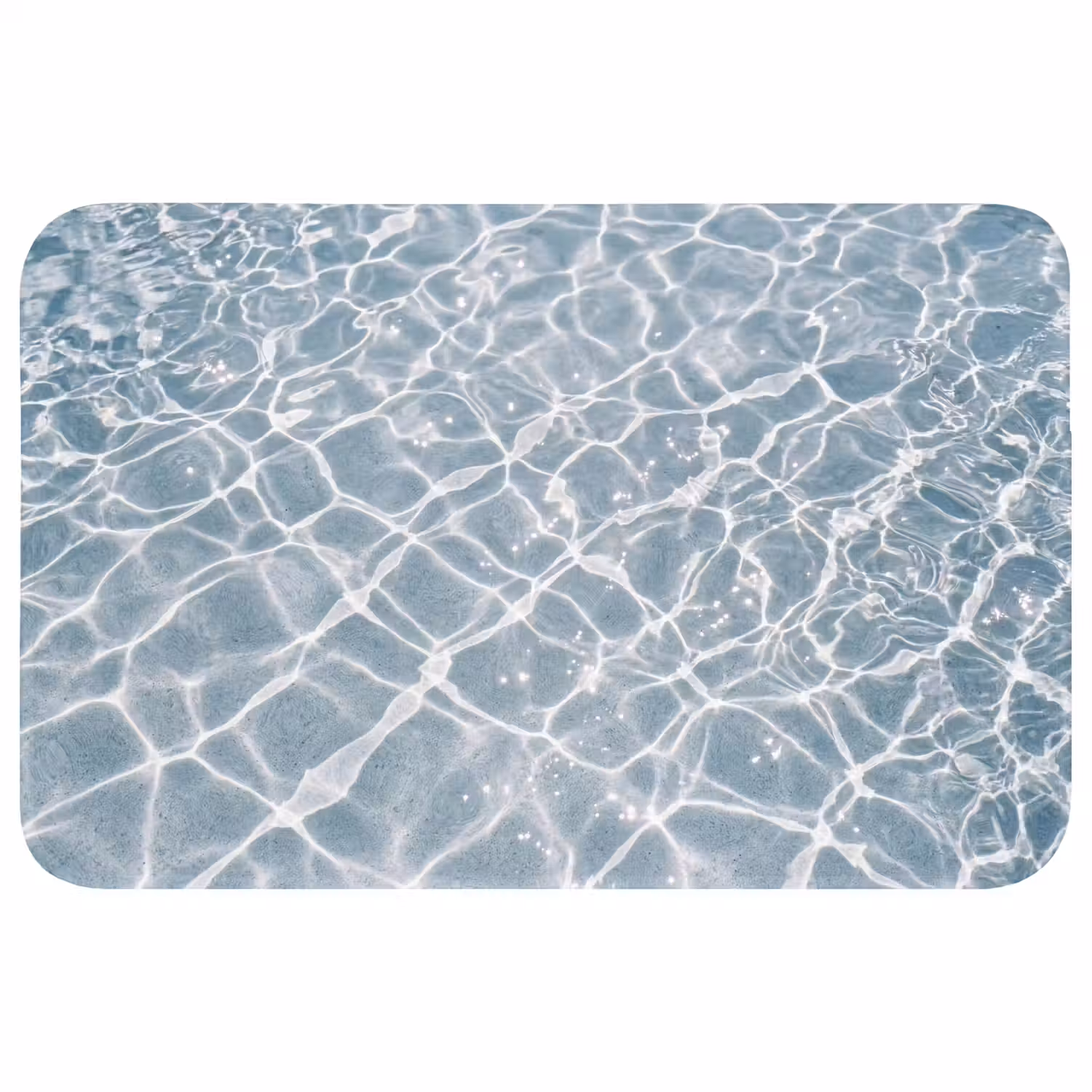 Water - Reflectie - Zonlicht Badmat klein -3d