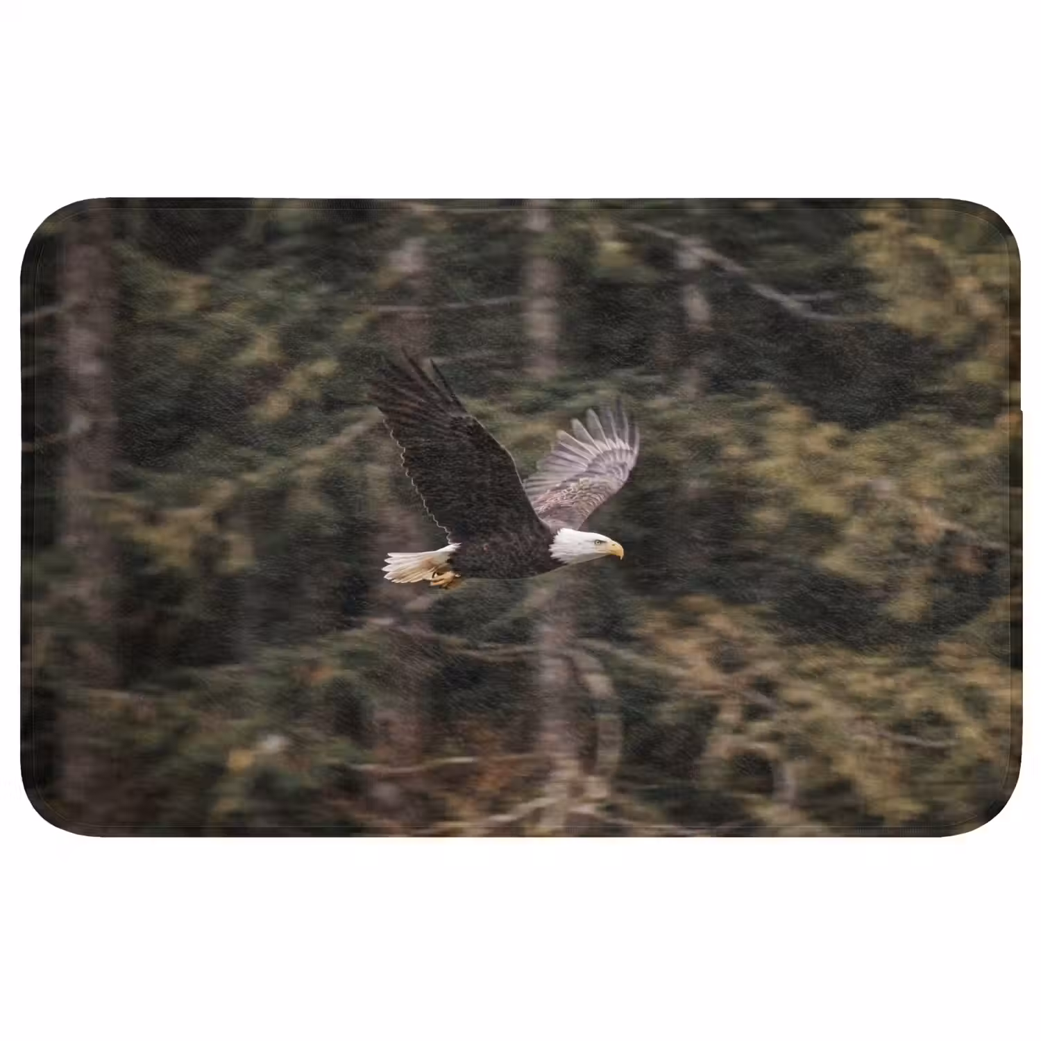 Zeearend - Vliegen - Bos - Natuur Badmat klein -3d