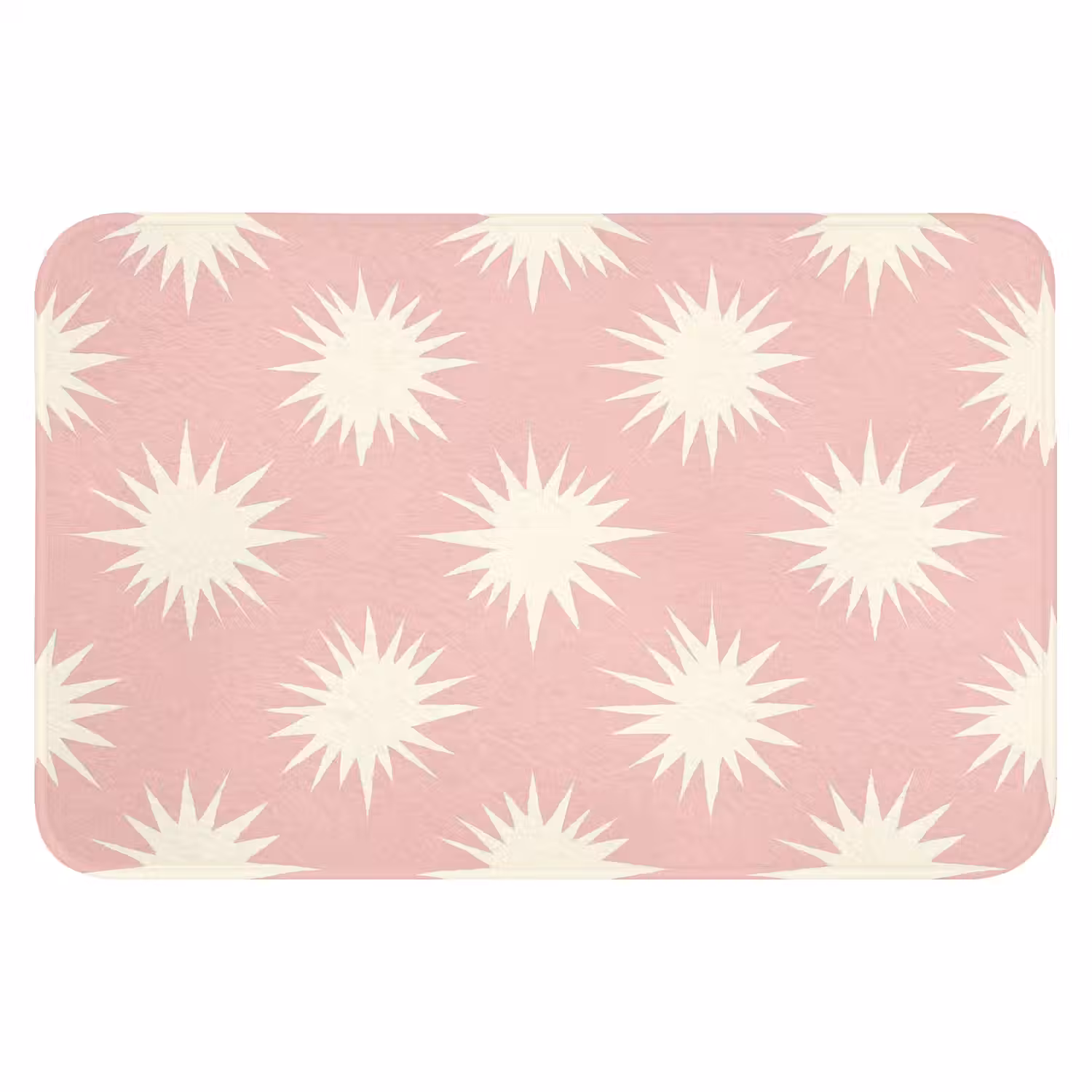 Zonnen - Patroon - Roze Badmat klein 997 -3d