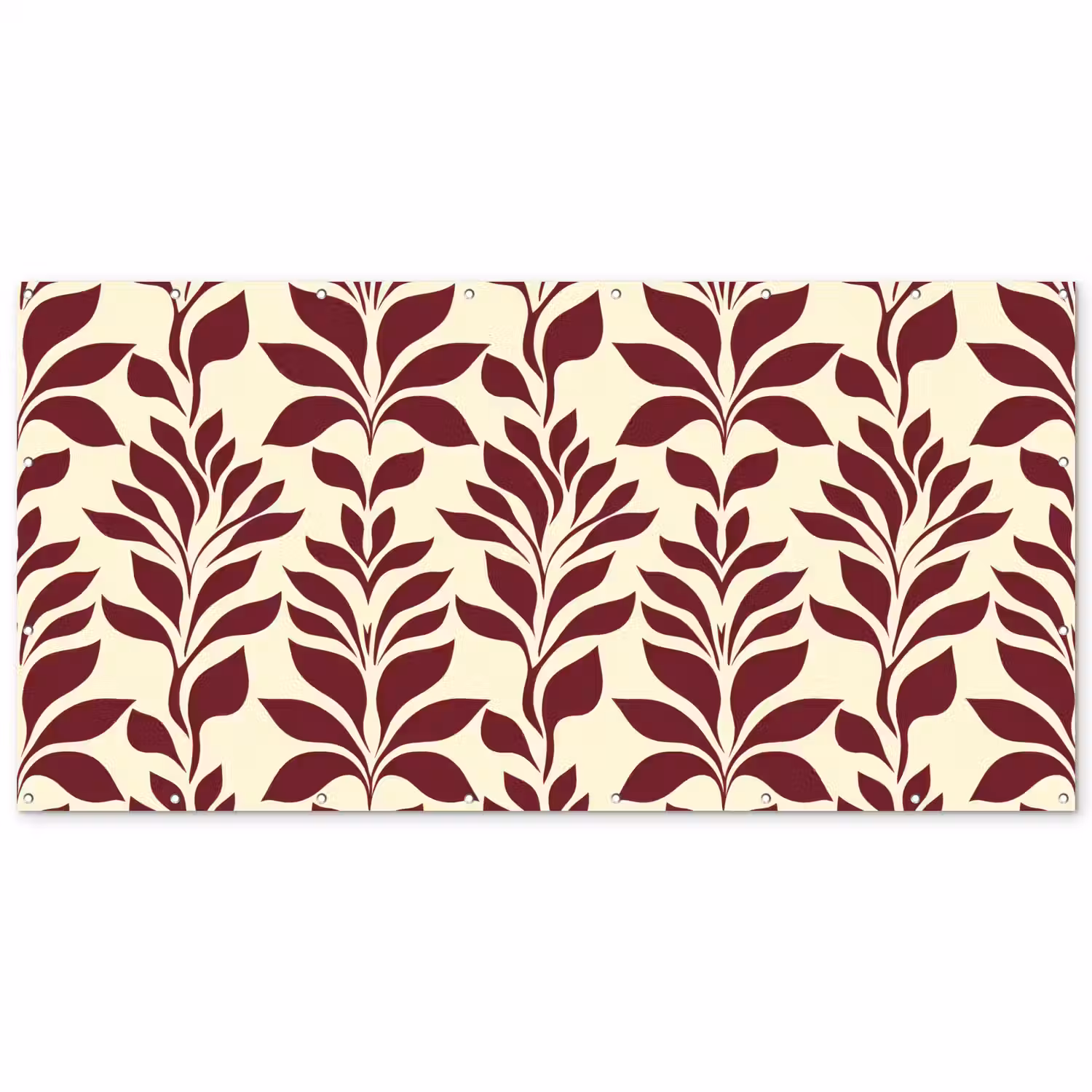 Abstract - Bladeren - Burgundy Balkonbeschermer Duitsland klein 596 -zz_3d