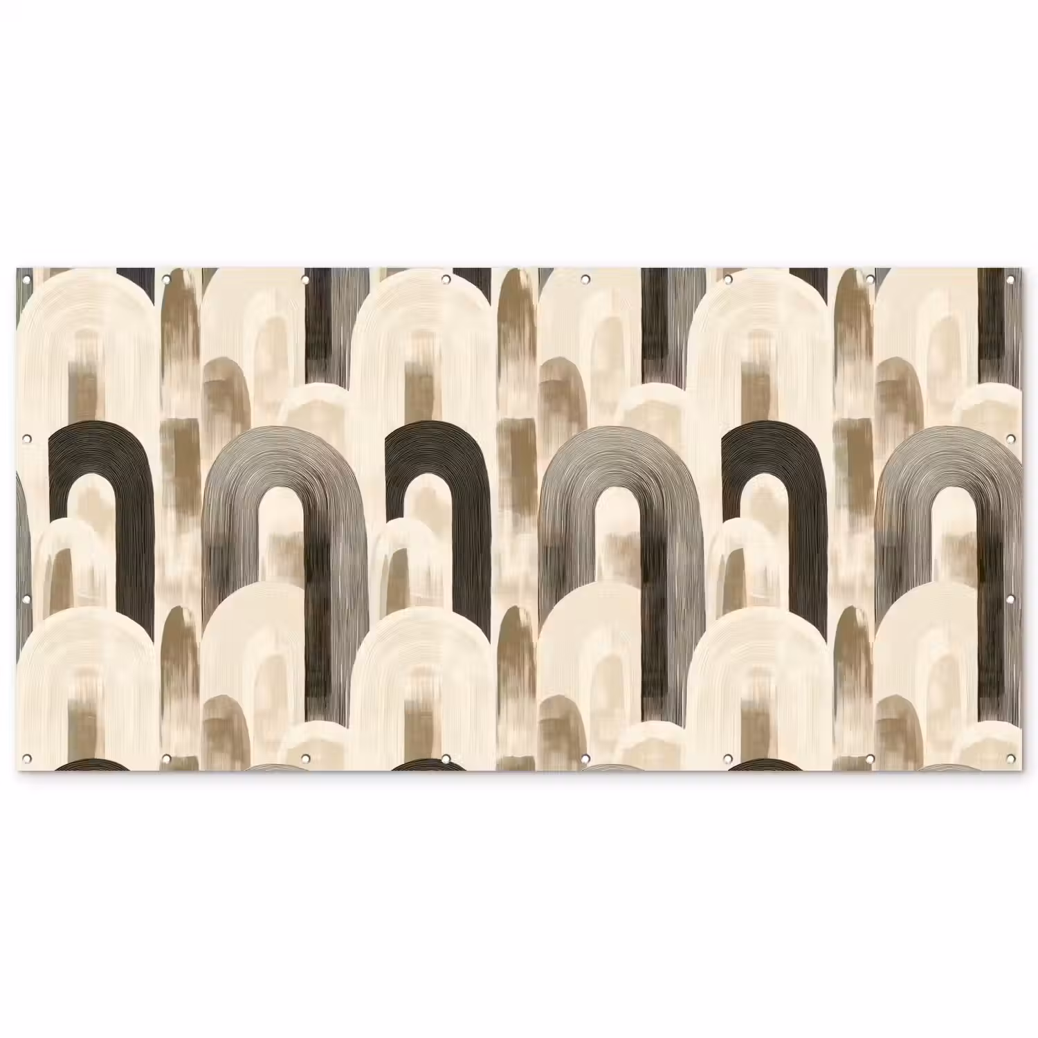 Abstract - Patroon - Bogen Balkonbeschermer Duitsland klein 596 -zz_3d