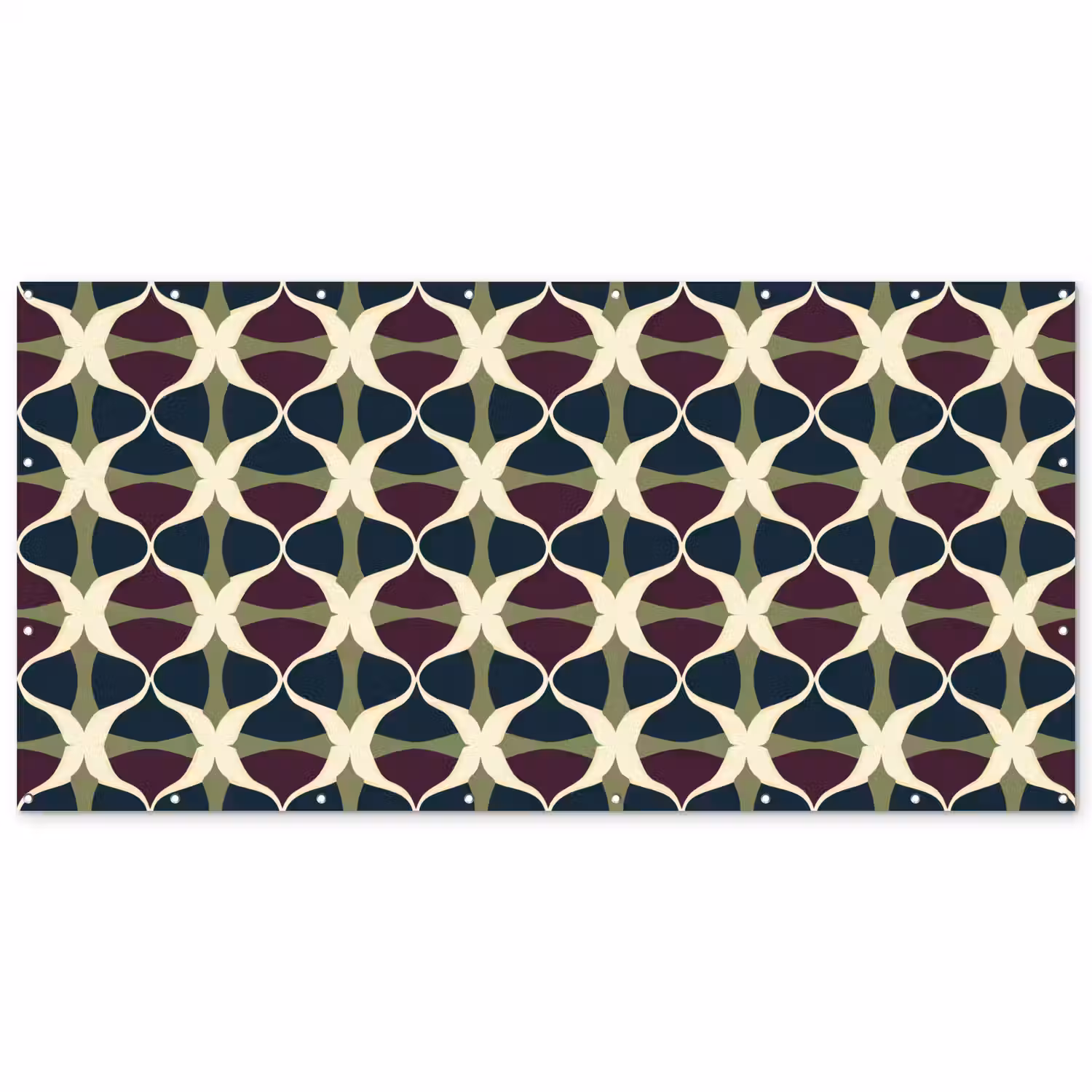 Abstract - Retro - Kleurrijk Balkonbeschermer Duitsland klein 596 -zz_3d