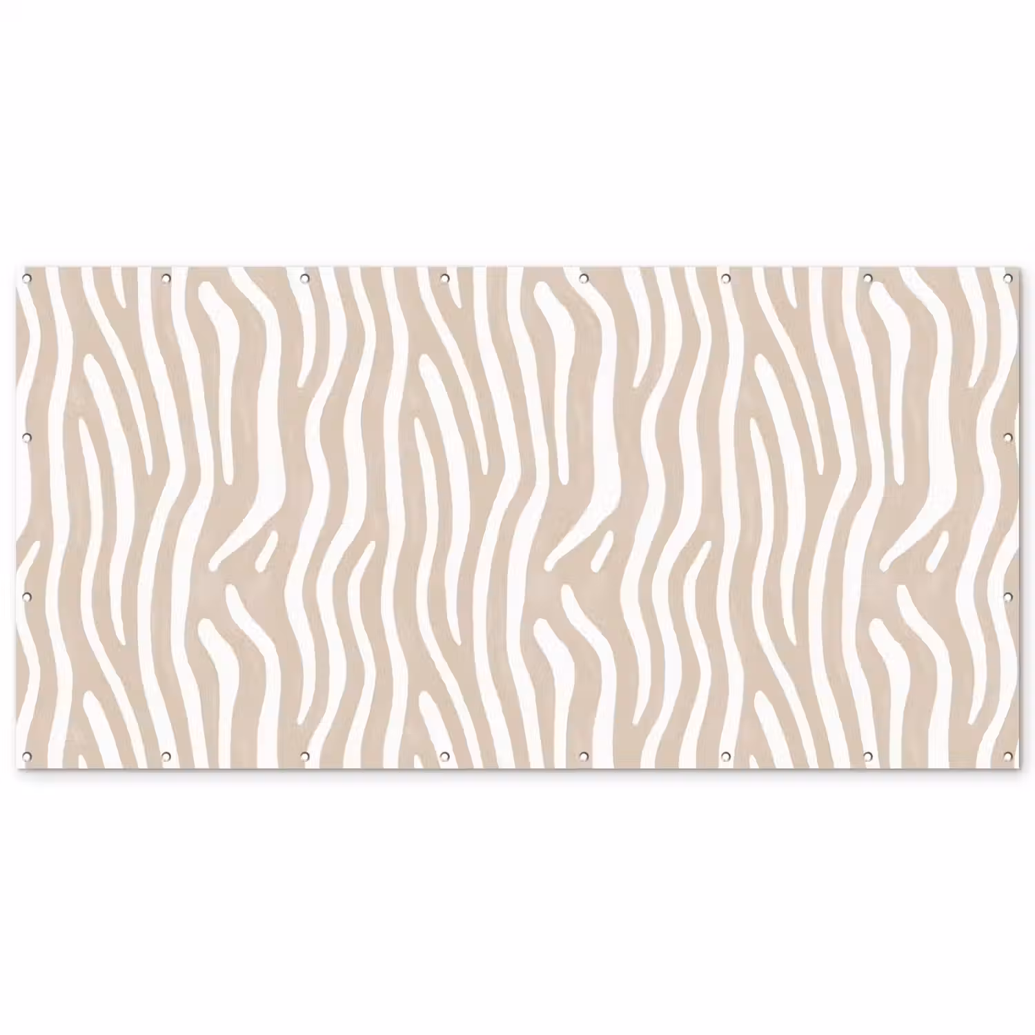 Abstract - Zebra - Beige Balkonbeschermer Duitsland klein 596 -zz_3d