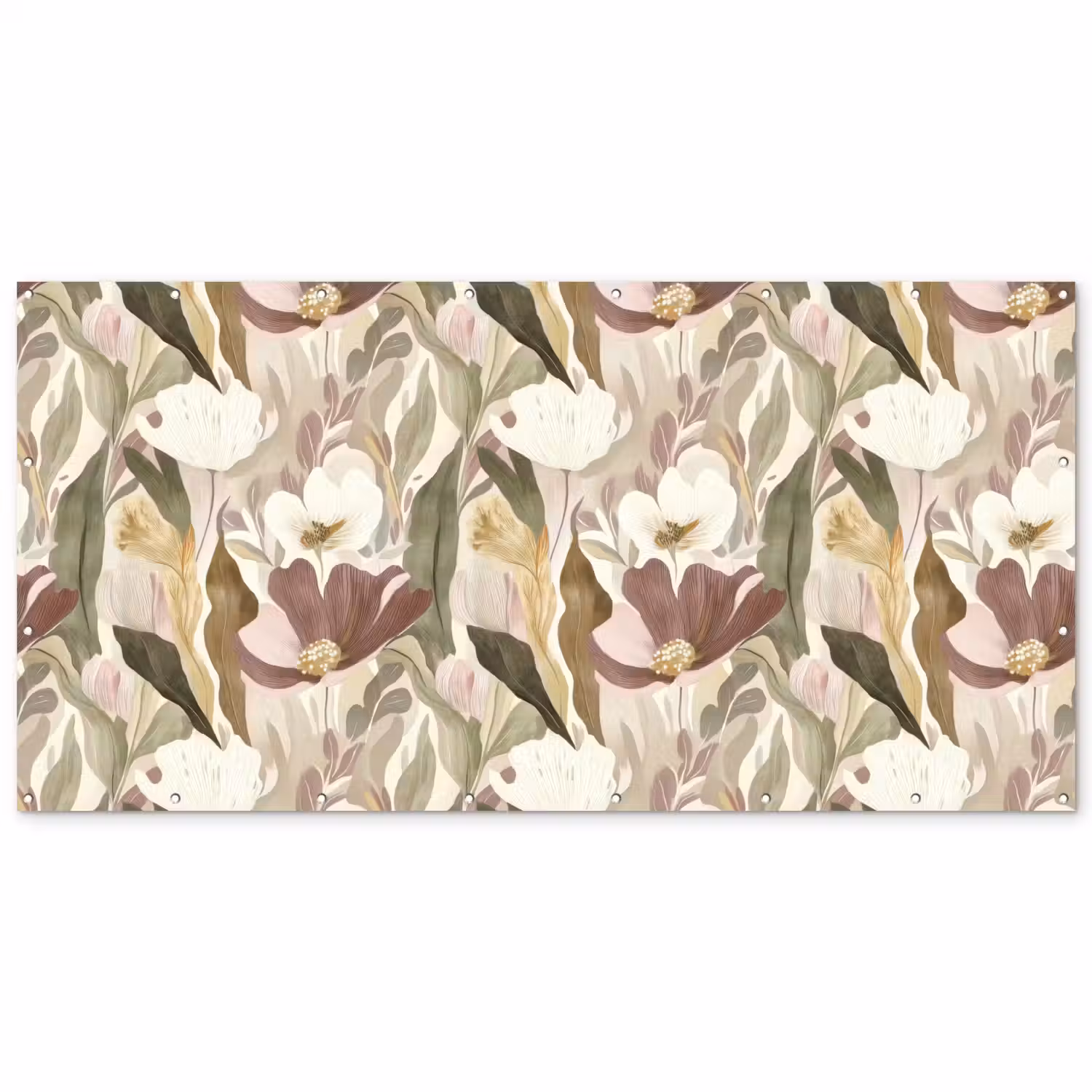 Bloemen - Aquarel - Kleurrijk Balkonbeschermer Duitsland klein 596 -zz_3d
