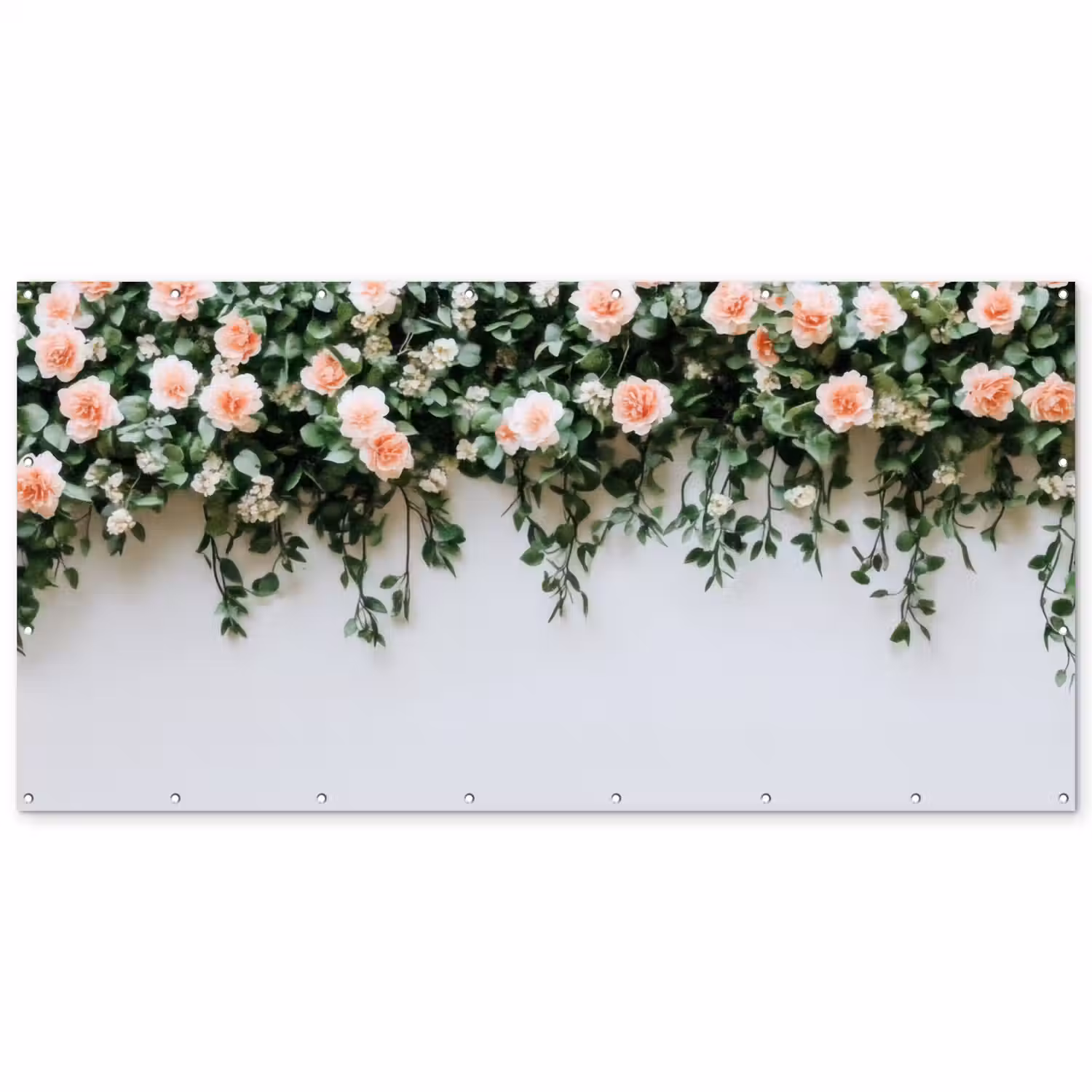 Bloemen - Muur - Rozen - Groen Balkonbeschermer Duitsland klein -zz_3d