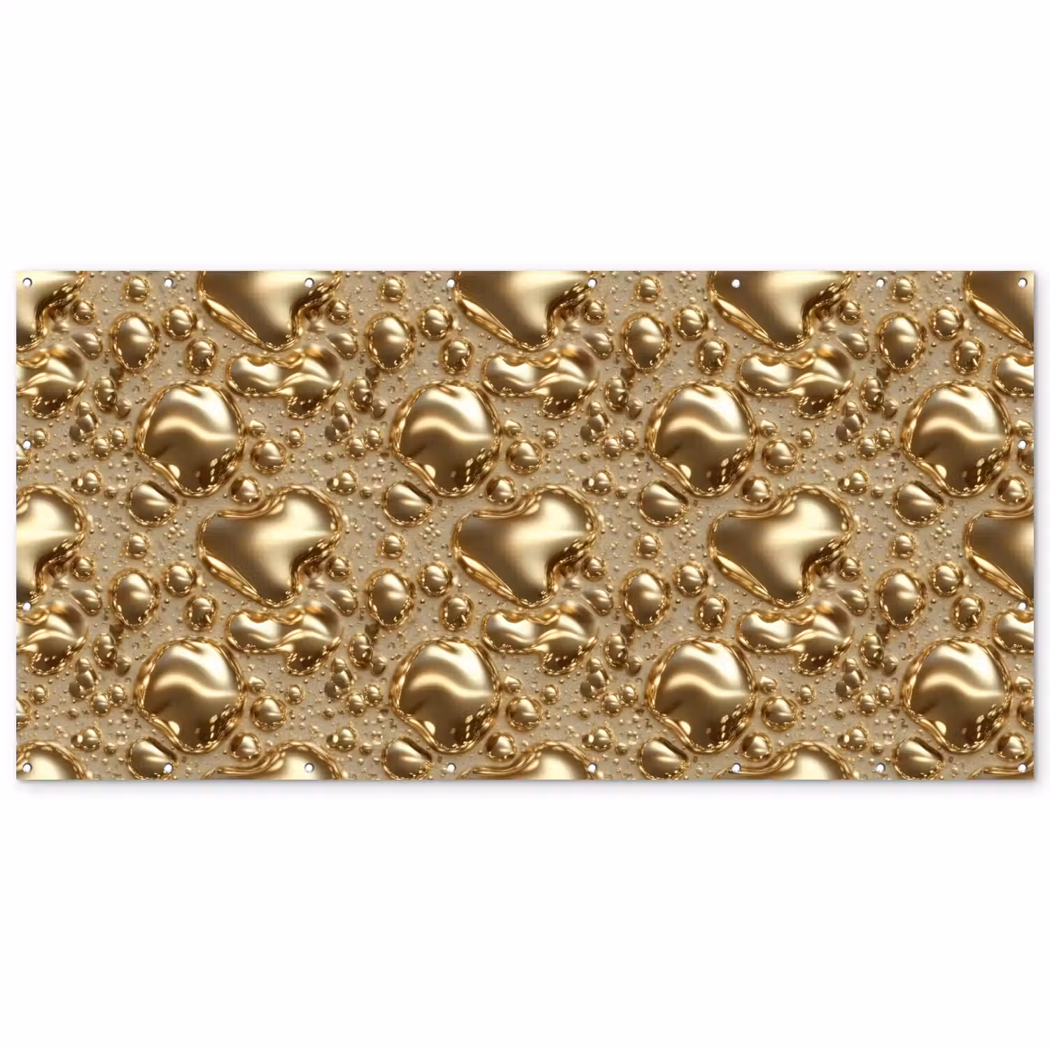 Druppels - Organisch - Goud Balkonbeschermer Duitsland klein 596 -zz_3d