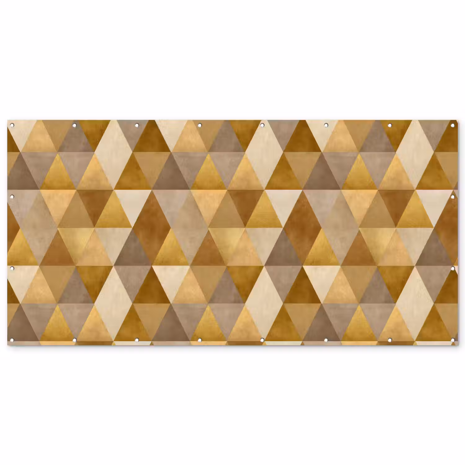 Geometrisch - Driehoek - Goud Balkonbeschermer Duitsland klein 596 -zz_3d