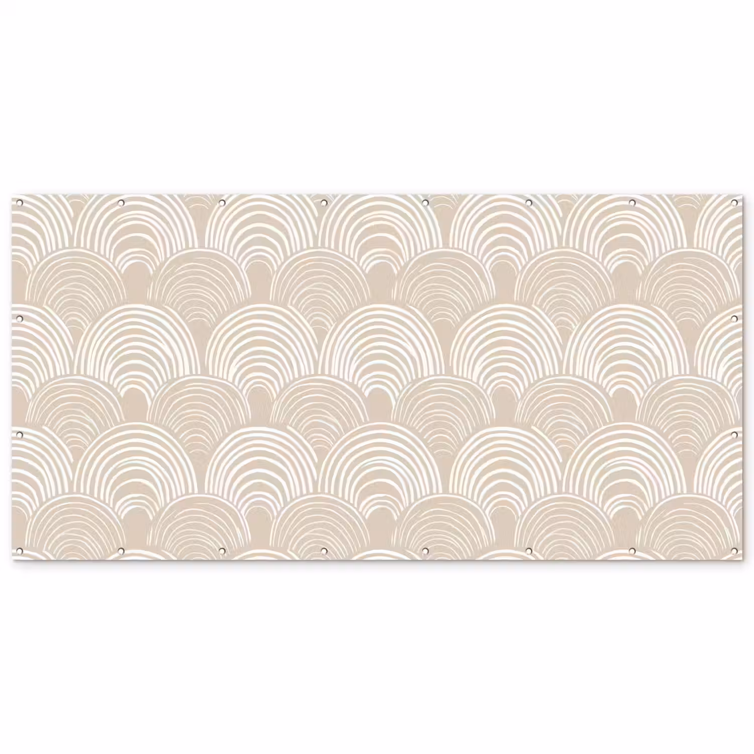 Golven - Structuur - Beige Balkonbeschermer Duitsland klein 596 -zz_3d