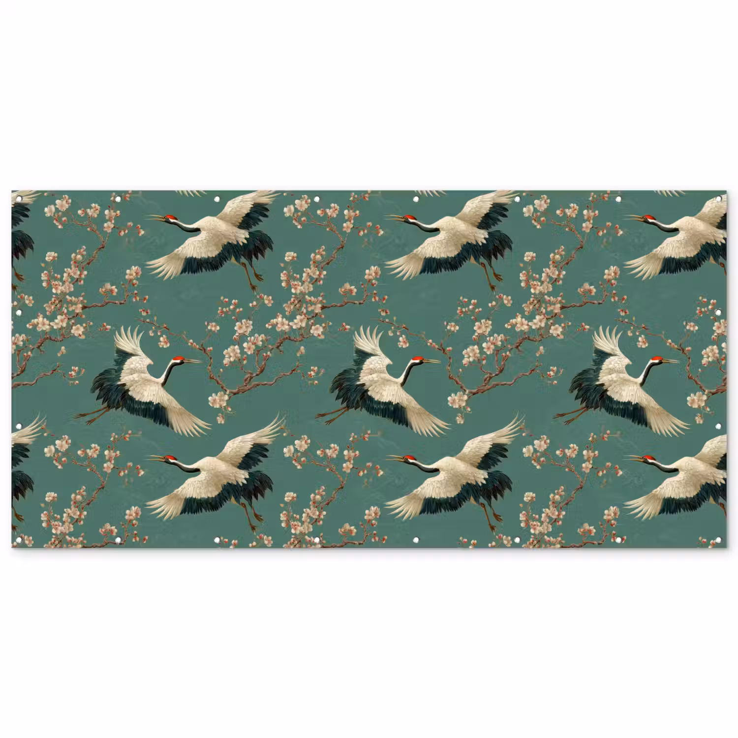 Kersenbloesem - Kraamvogels - Groen Balkonbeschermer Duitsland klein 596 -zz_3d