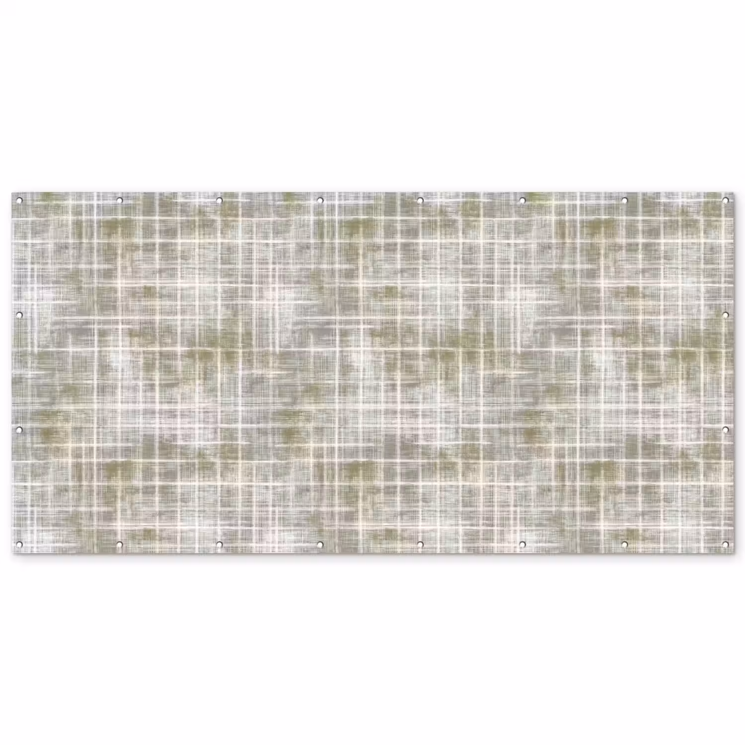 Linnen - Patroon - Groen Balkonbeschermer Duitsland klein 596 -zz_3d