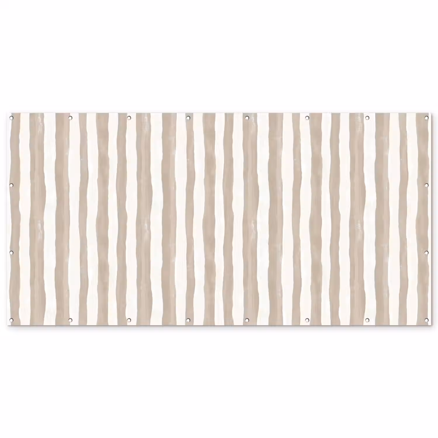 Minimalistisch - Strepen - Beige Balkonbeschermer Duitsland klein 596 -zz_3d