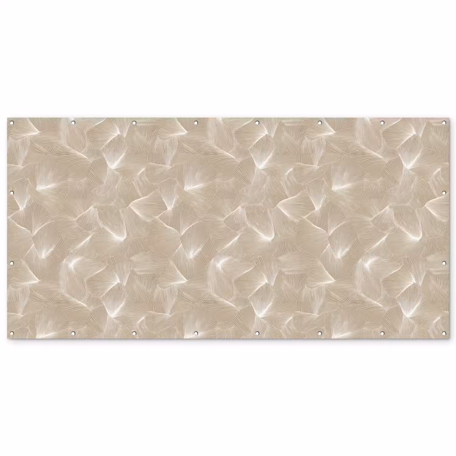 Organisch - Textuur - Beige Balkonbeschermer Duitsland klein 596 -zz_3d