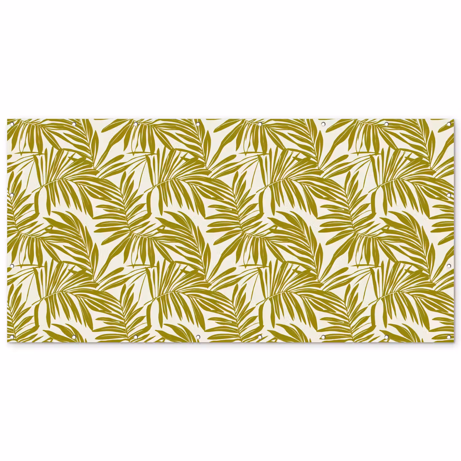 Palmblad - Patroon - Groen Balkonbeschermer Duitsland klein 596 -zz_3d