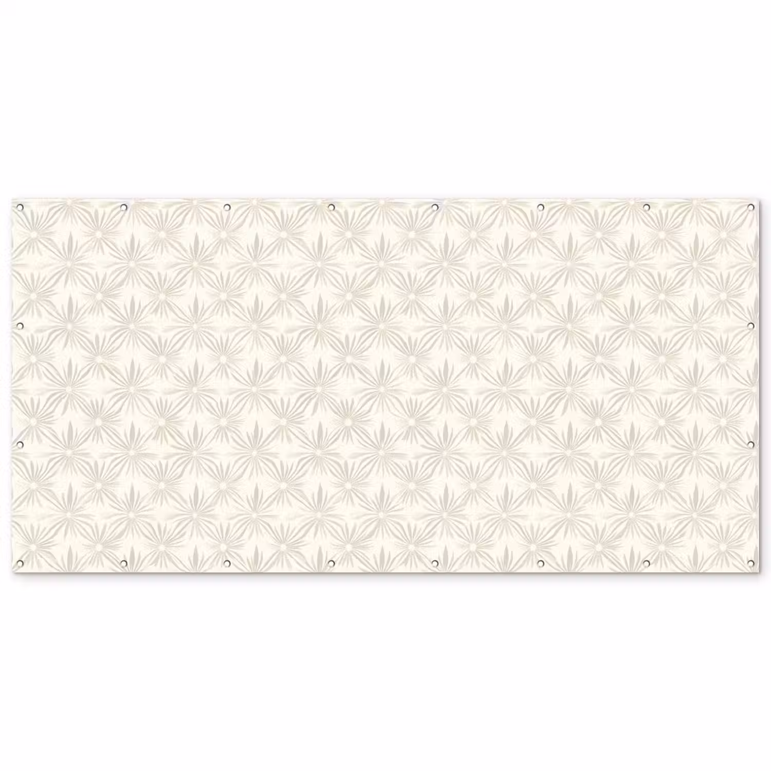 Patroon - Bloemen - Beige Balkonbeschermer Duitsland klein 596 -zz_3d