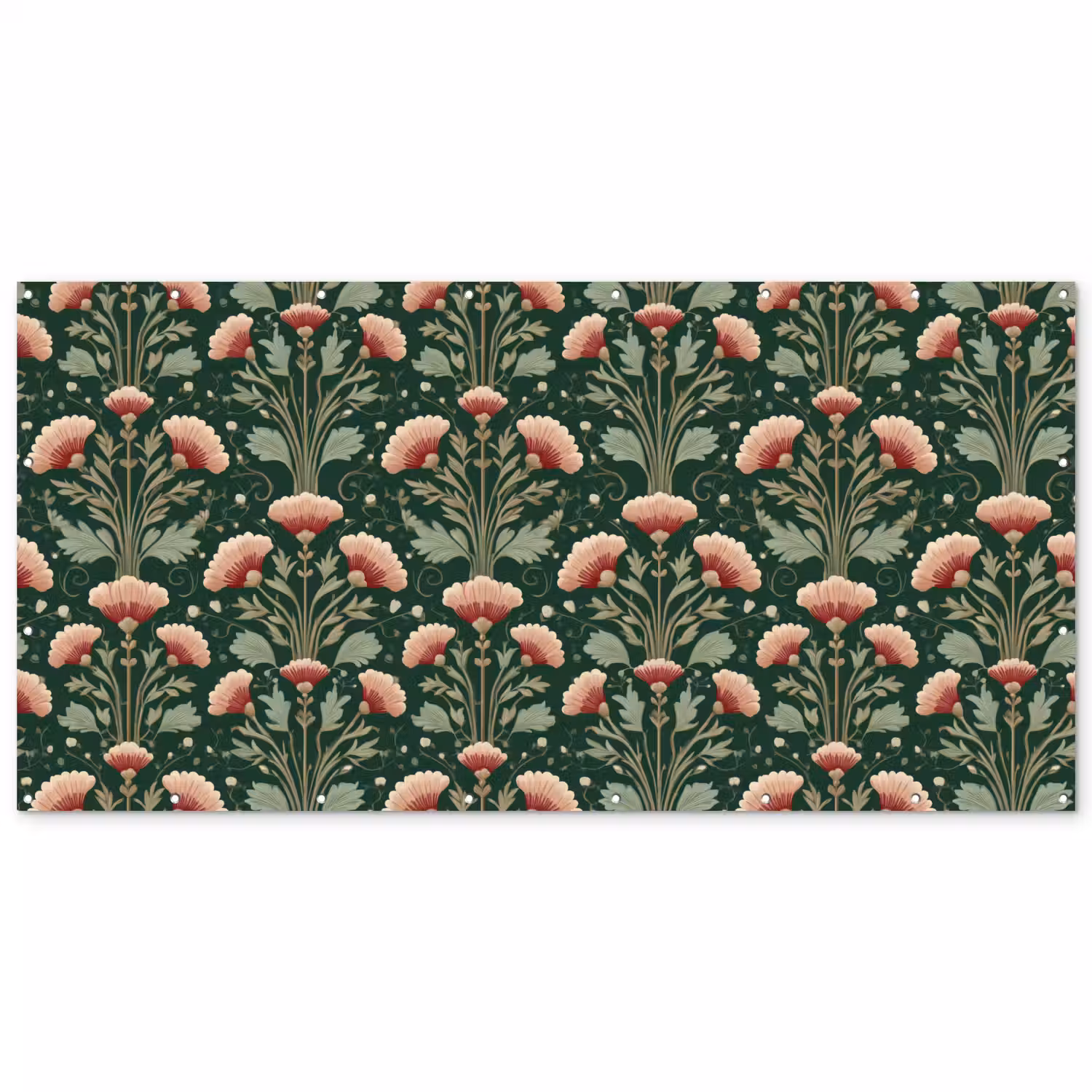 Patroon - Botanisch - Kleurrijk Balkonbeschermer Duitsland klein 596 -zz_3d