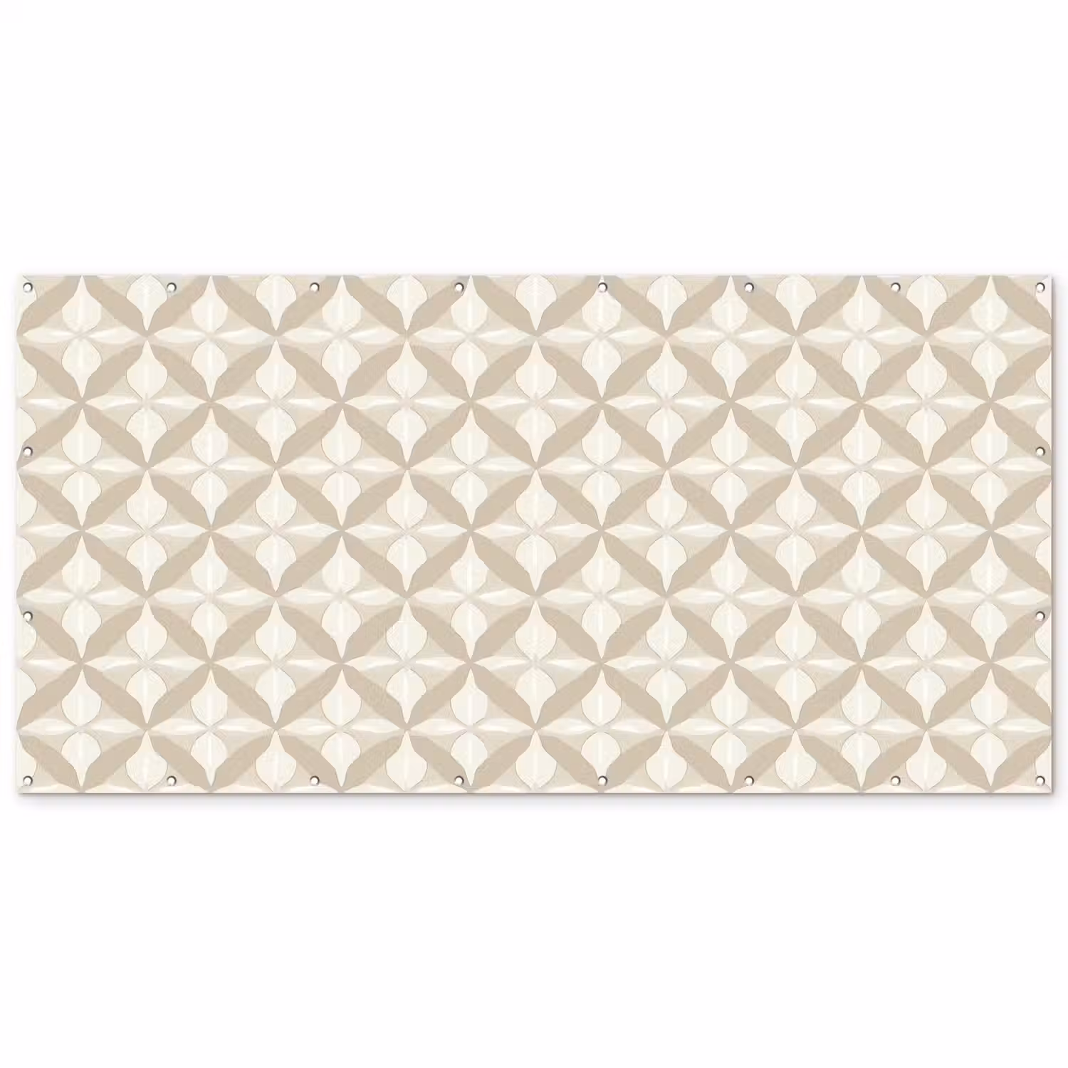 Patroon - Klassiek - Beige Balkonbeschermer Duitsland klein 596 -zz_3d