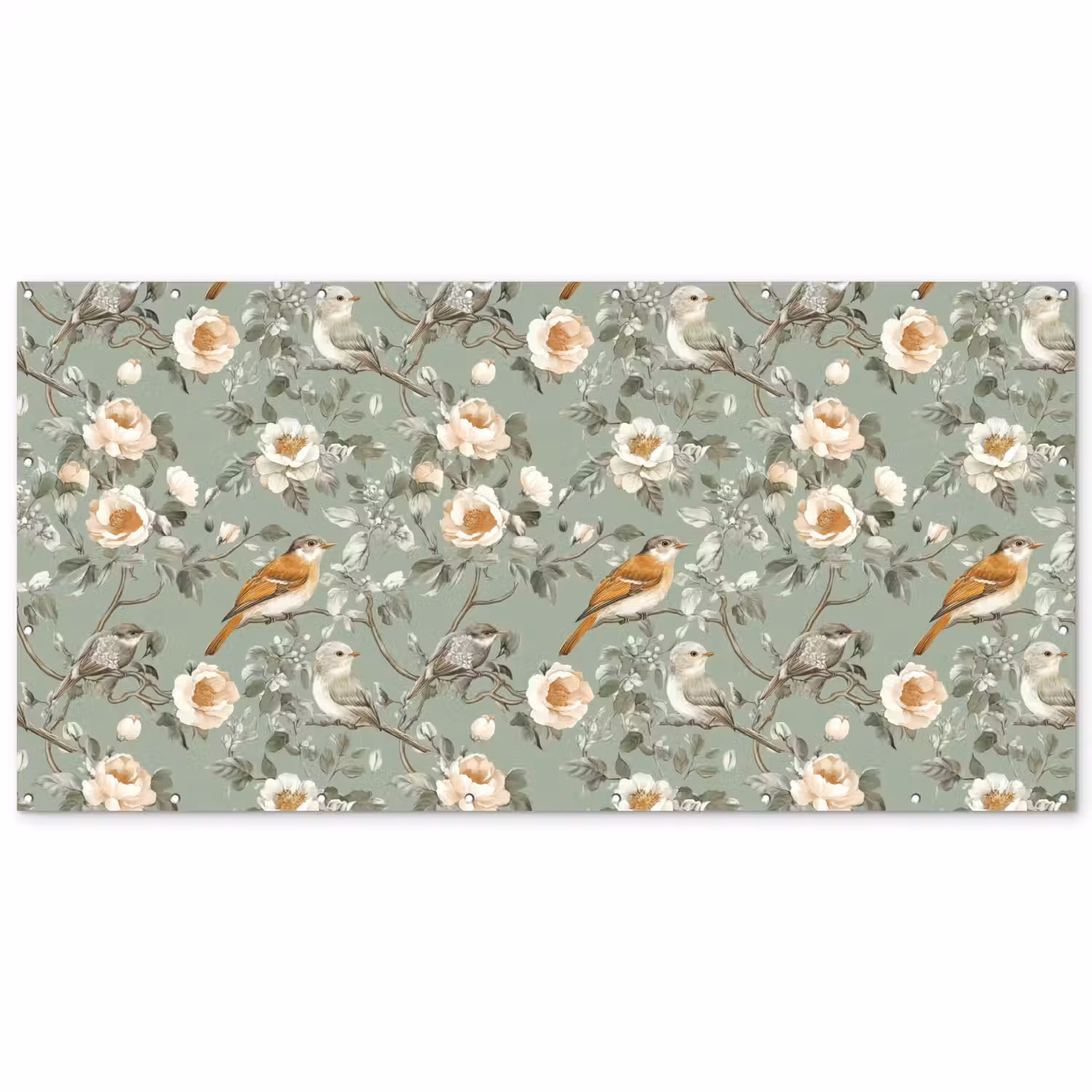 Roze - Vogels - Kleurrijk Balkonbeschermer Duitsland klein 596 -zz_3d