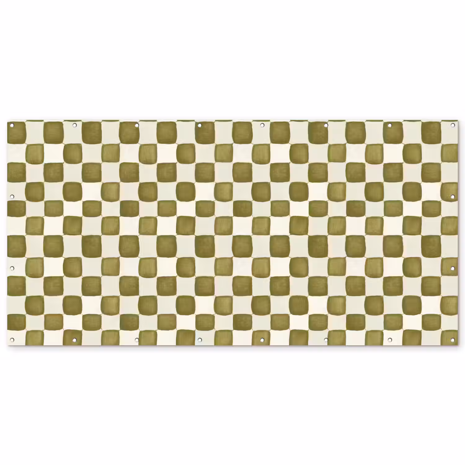 Schaak - Patroon - Groen Balkonbeschermer Duitsland klein 596 -zz_3d