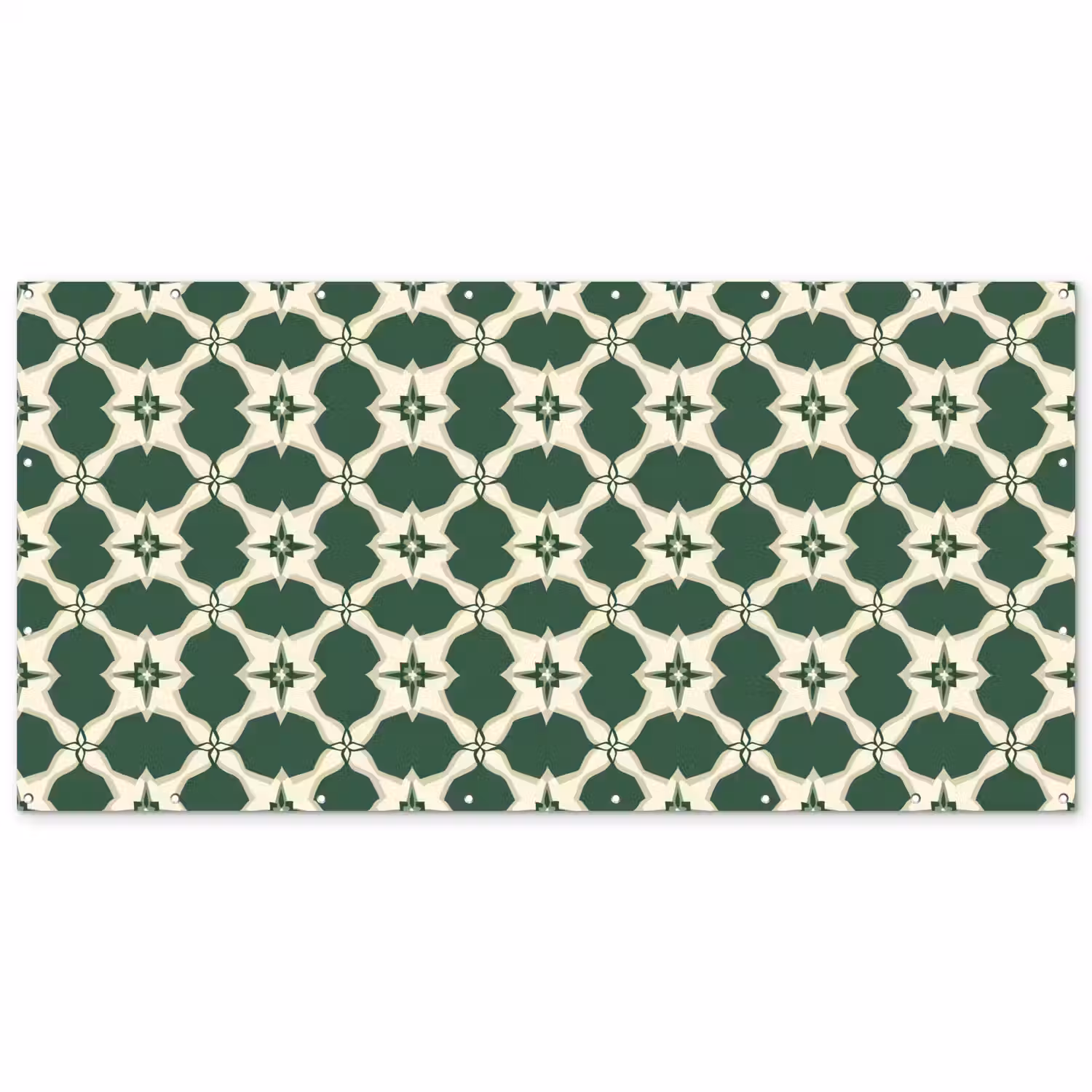 Tegel - Klassiek - Groen Balkonbeschermer Duitsland klein 596 -zz_3d