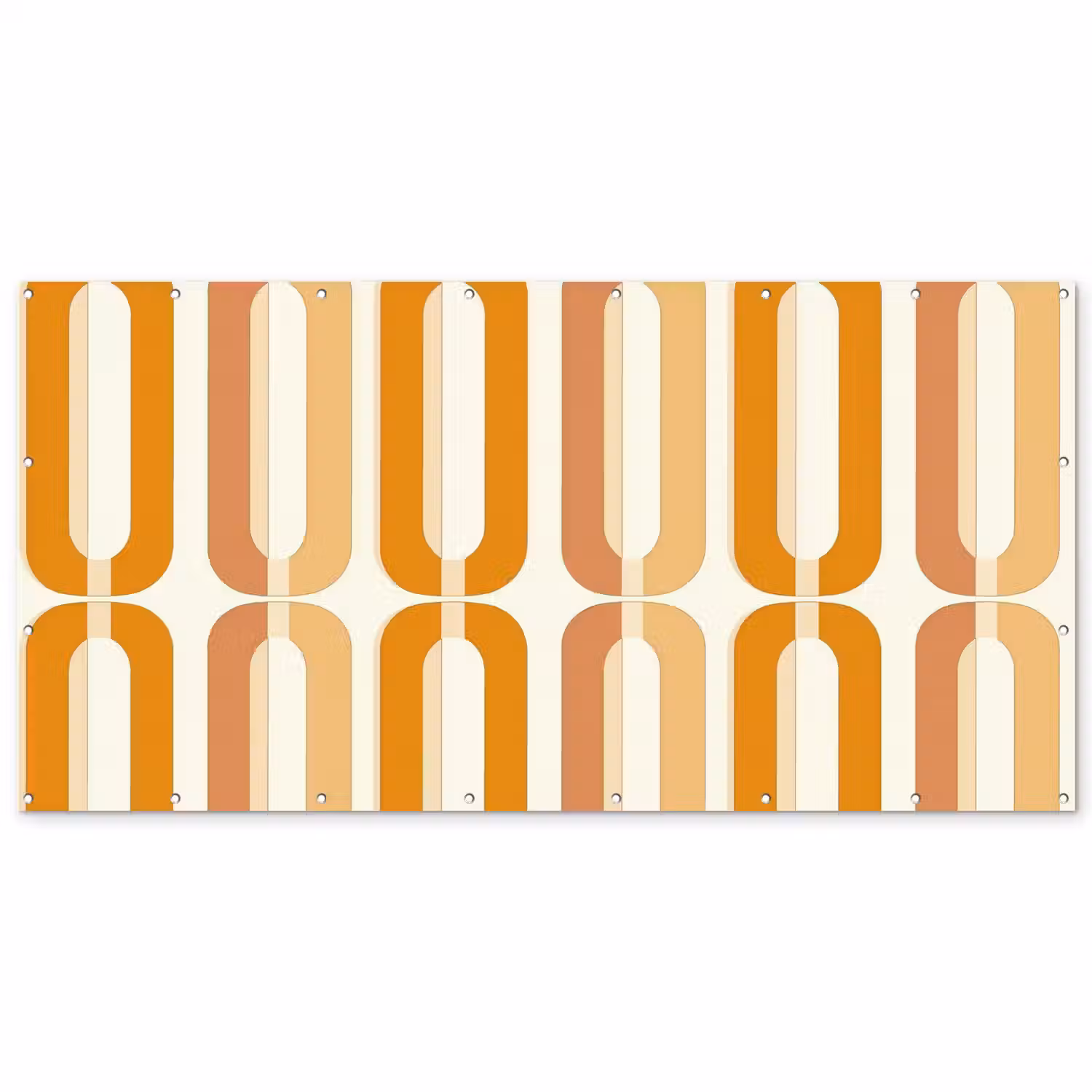 U-vorm - Retro - Oranje Balkonbeschermer Duitsland klein 596 -zz_3d