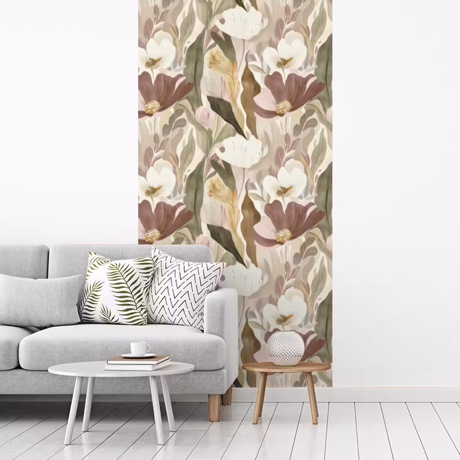 Bloemen - Aquarel - Kleurrijk fotobehang vinyl groot 64 -woonkamer