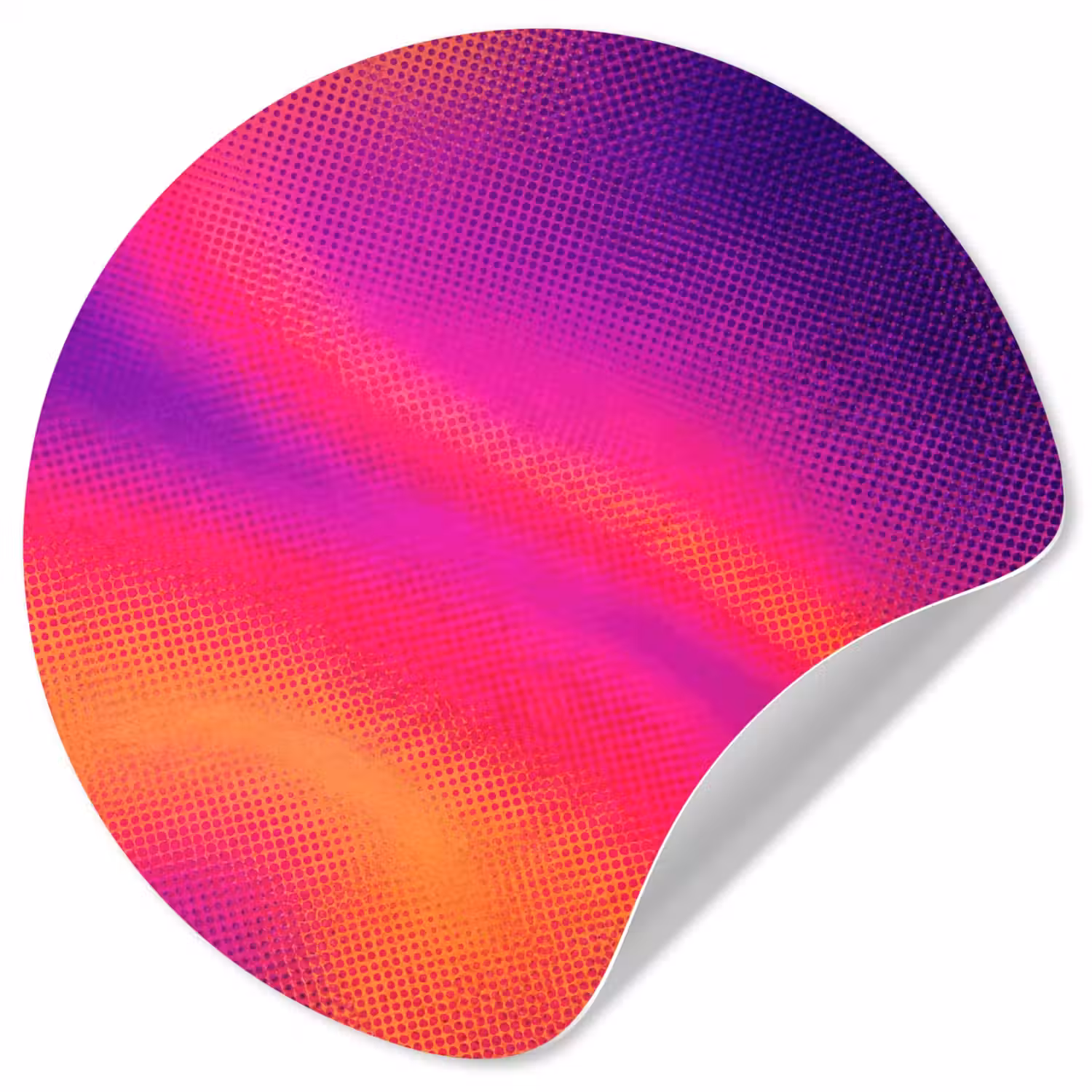 Abstract - Patroon - Kleurverloop Wandcirkel behangsticker klein -3d