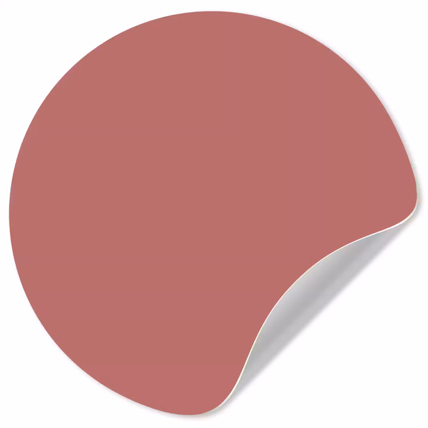 Ancient - Rose - Roze Wandcirkel behangsticker klein 186 -3d