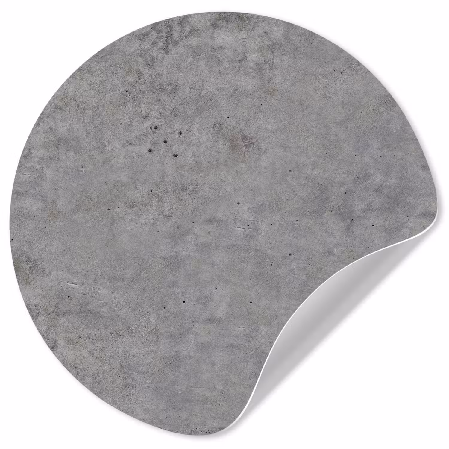 Beton - Industrieel - Patronen Wandcirkel behangsticker klein 186 -3d