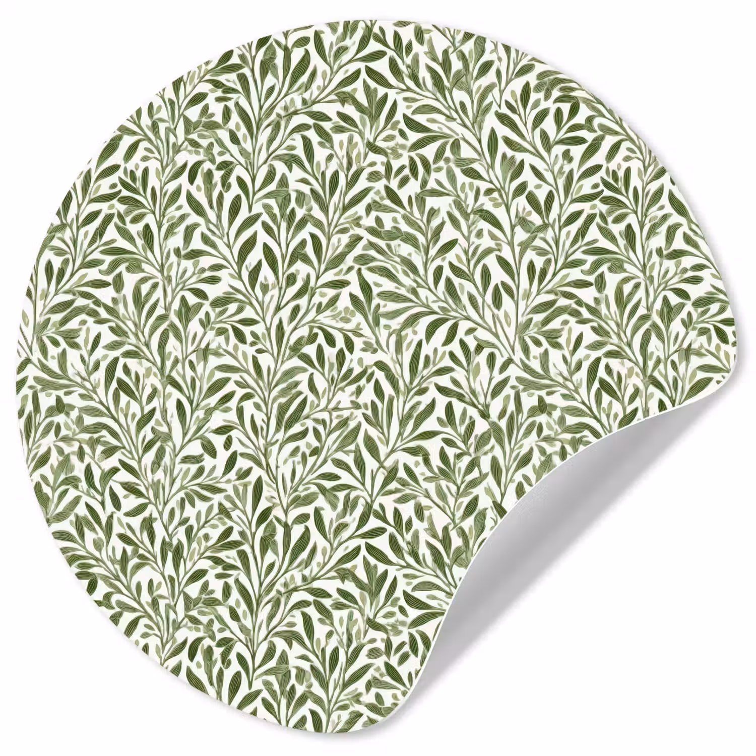 Botanisch - Takken - Groen Wandcirkel behangsticker klein 186 -3d