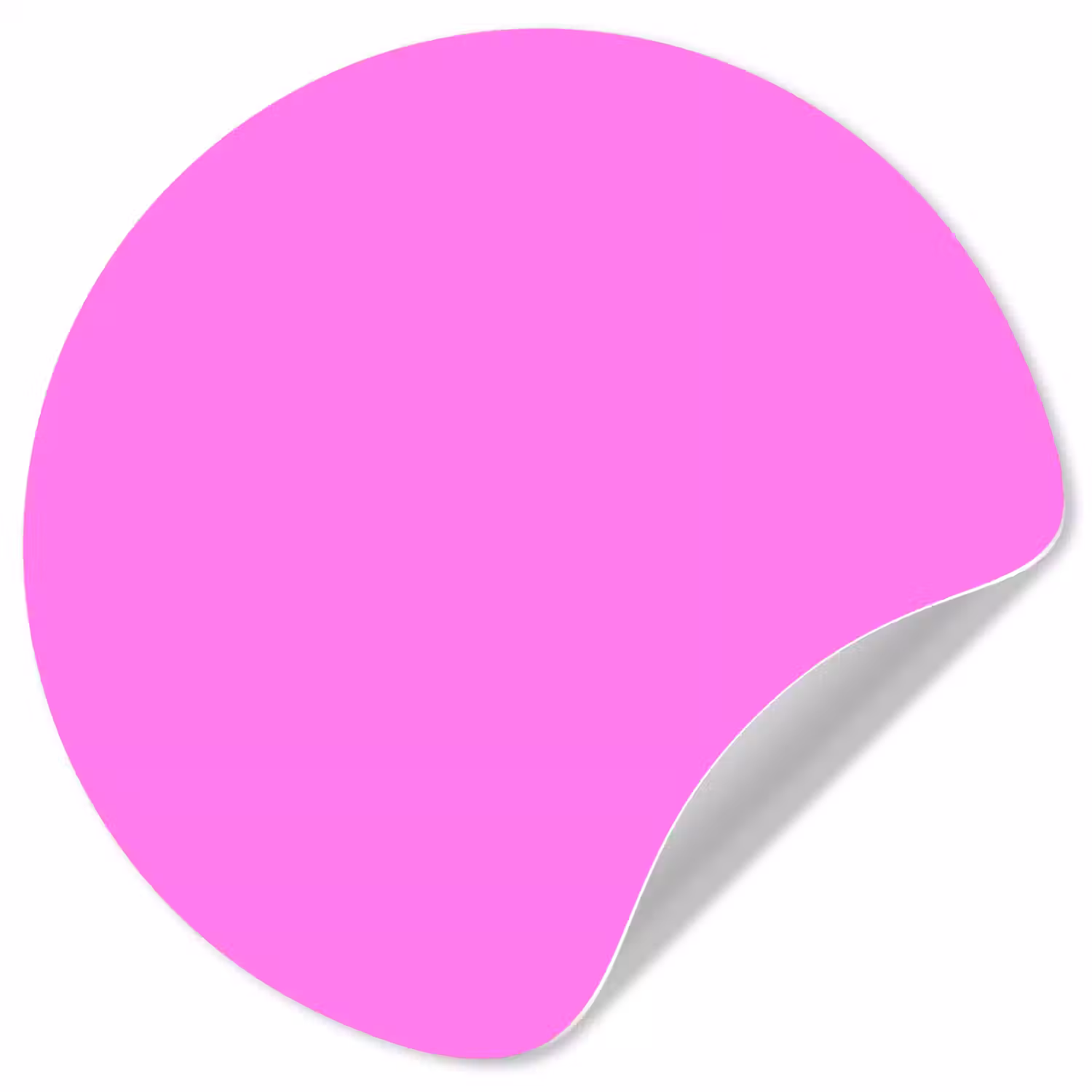 Bright - Orchid - Roze Wandcirkel behangsticker klein 186 -3d